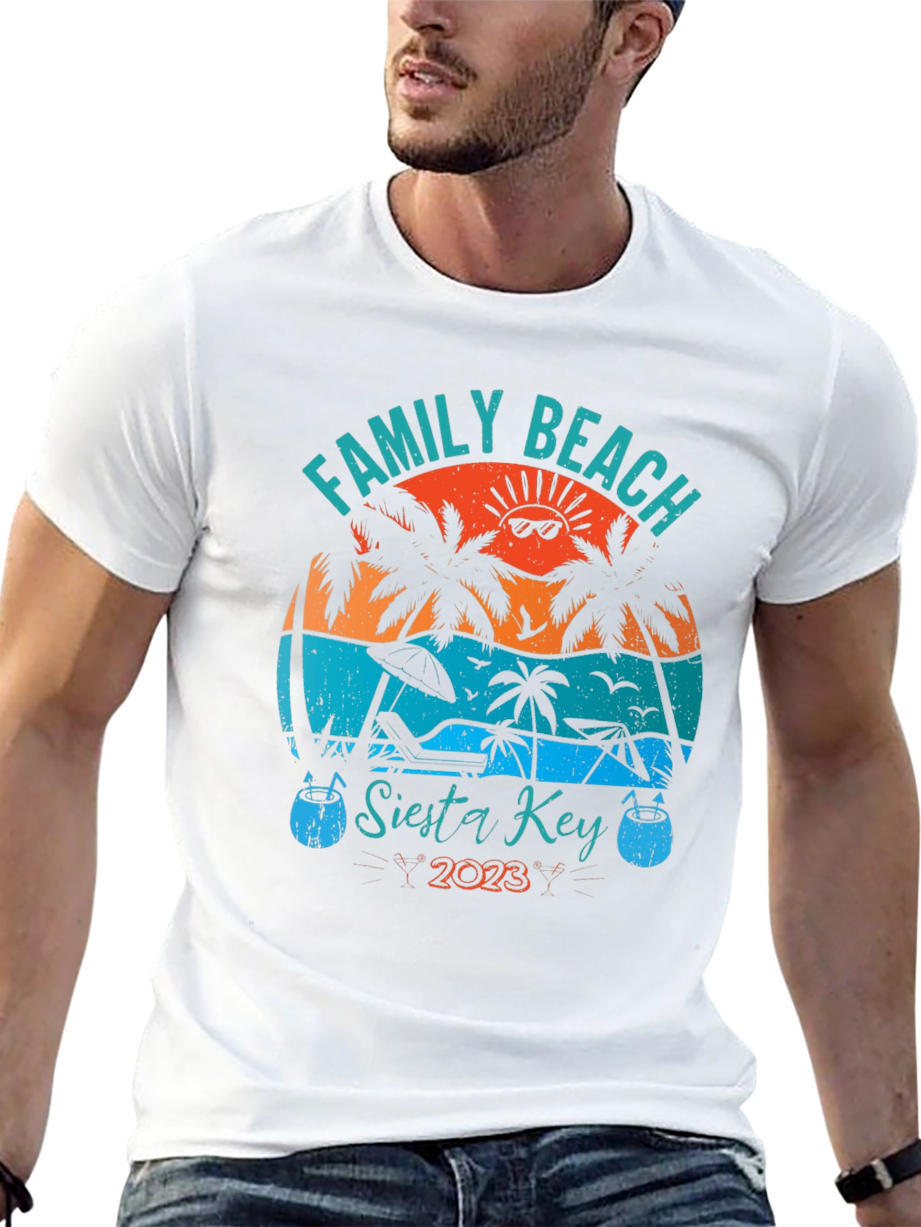 Family Beach Siesta Key 2023 Graphic Tee