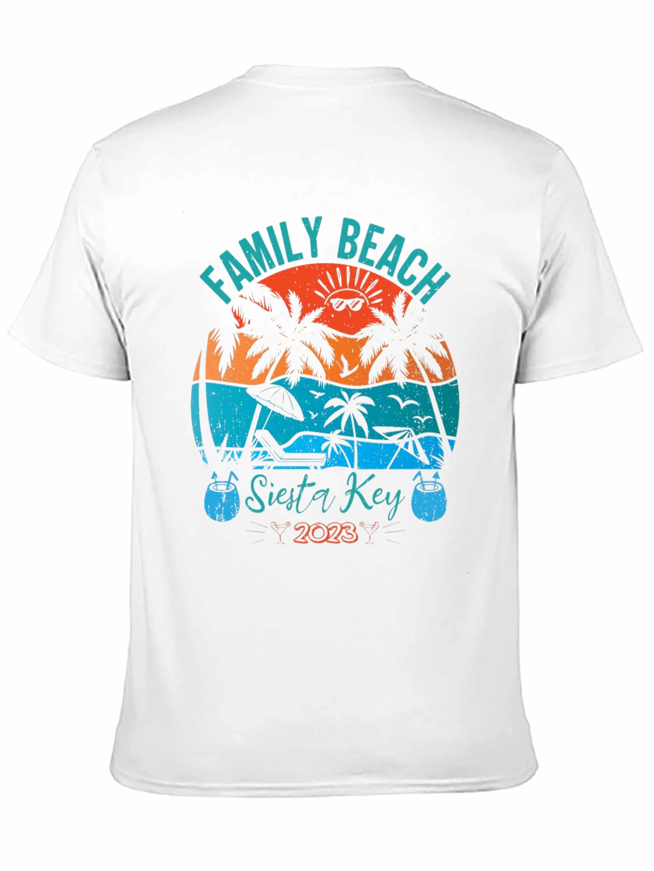 Family Beach Siesta Key 2023 Graphic Tee