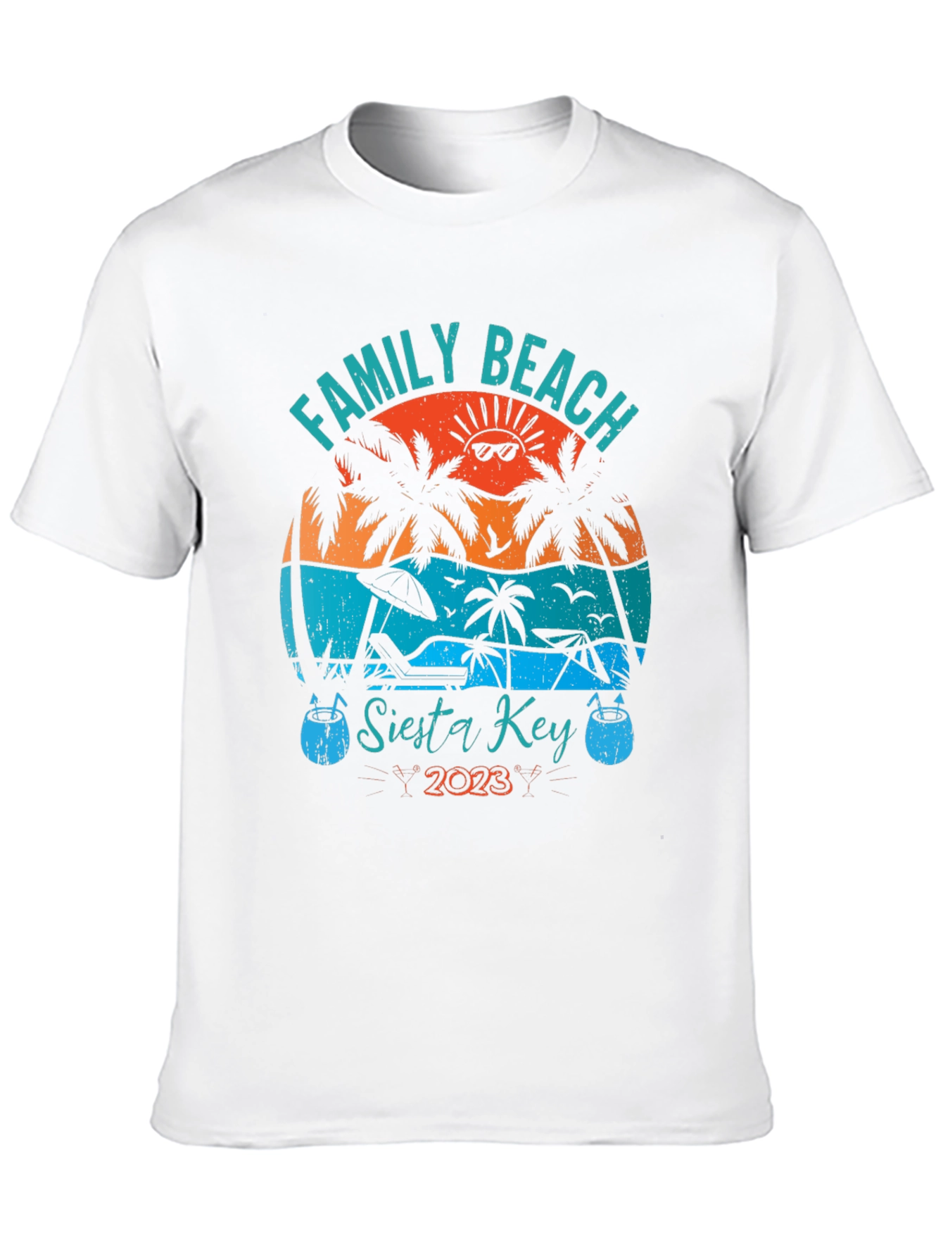 Family Beach Siesta Key 2023 Graphic Tee