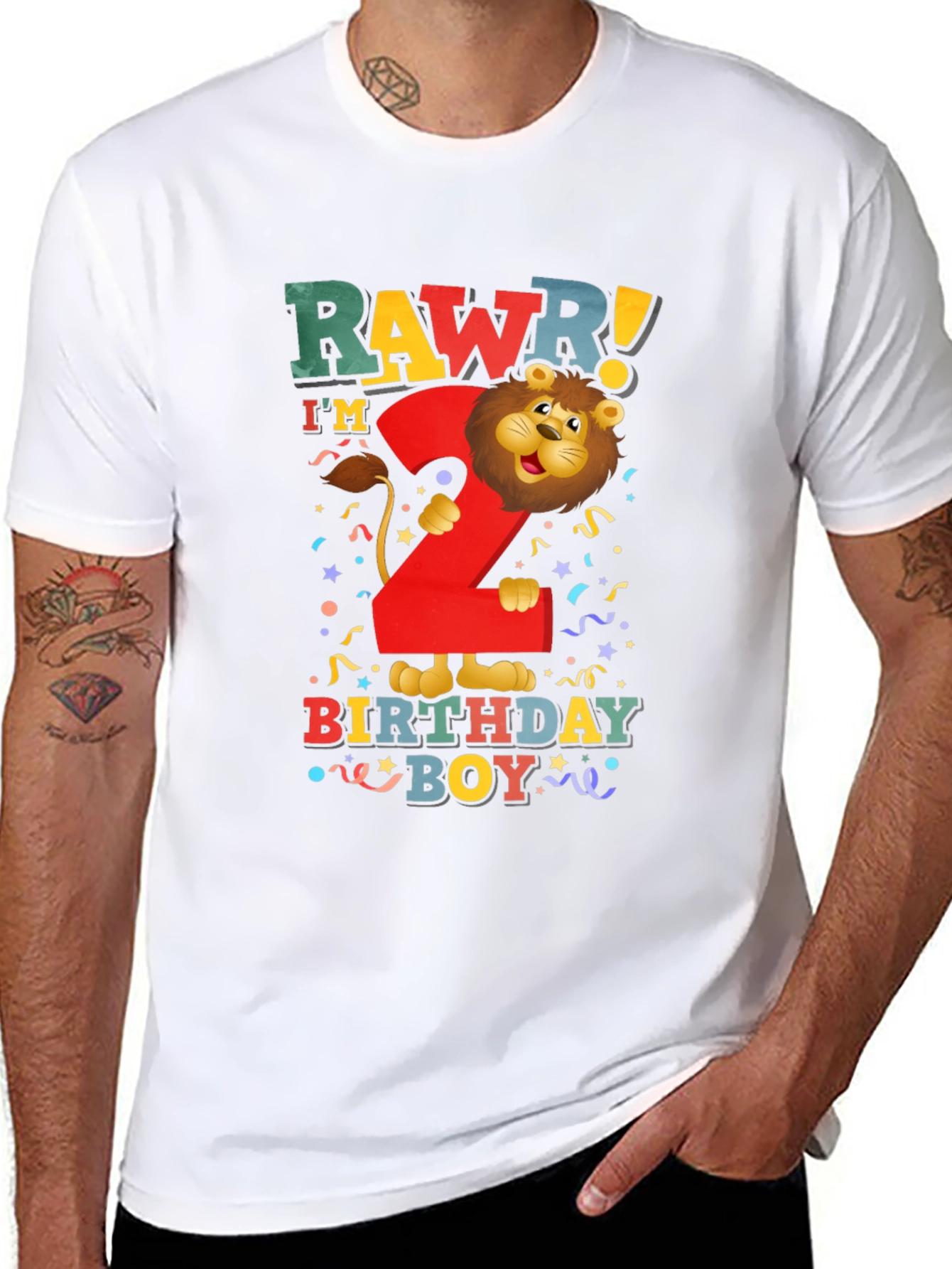 Rawr! Im 2 Birthday Boy T-Shirt