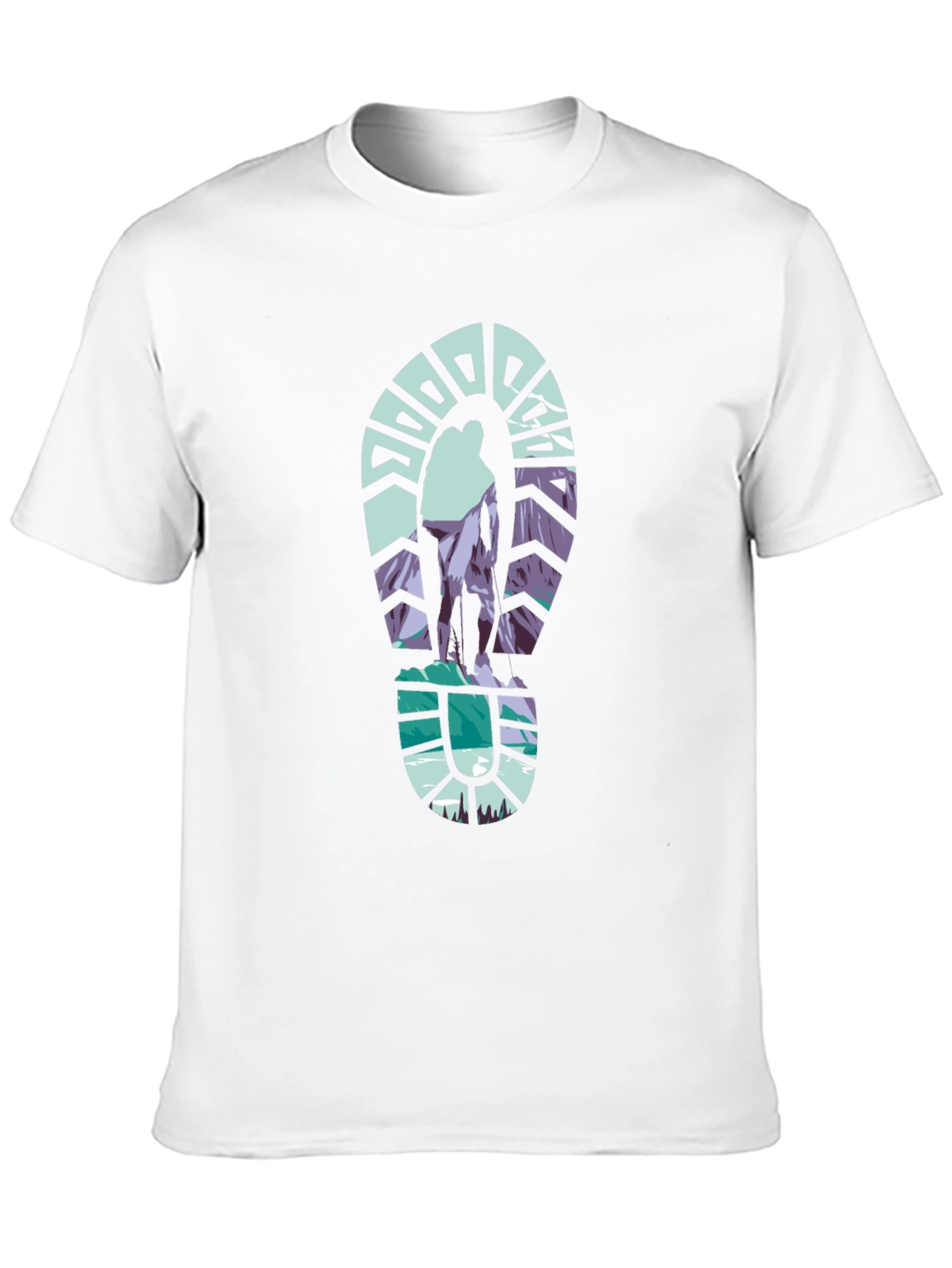 Hiking Adventure Graphic Tee - Black