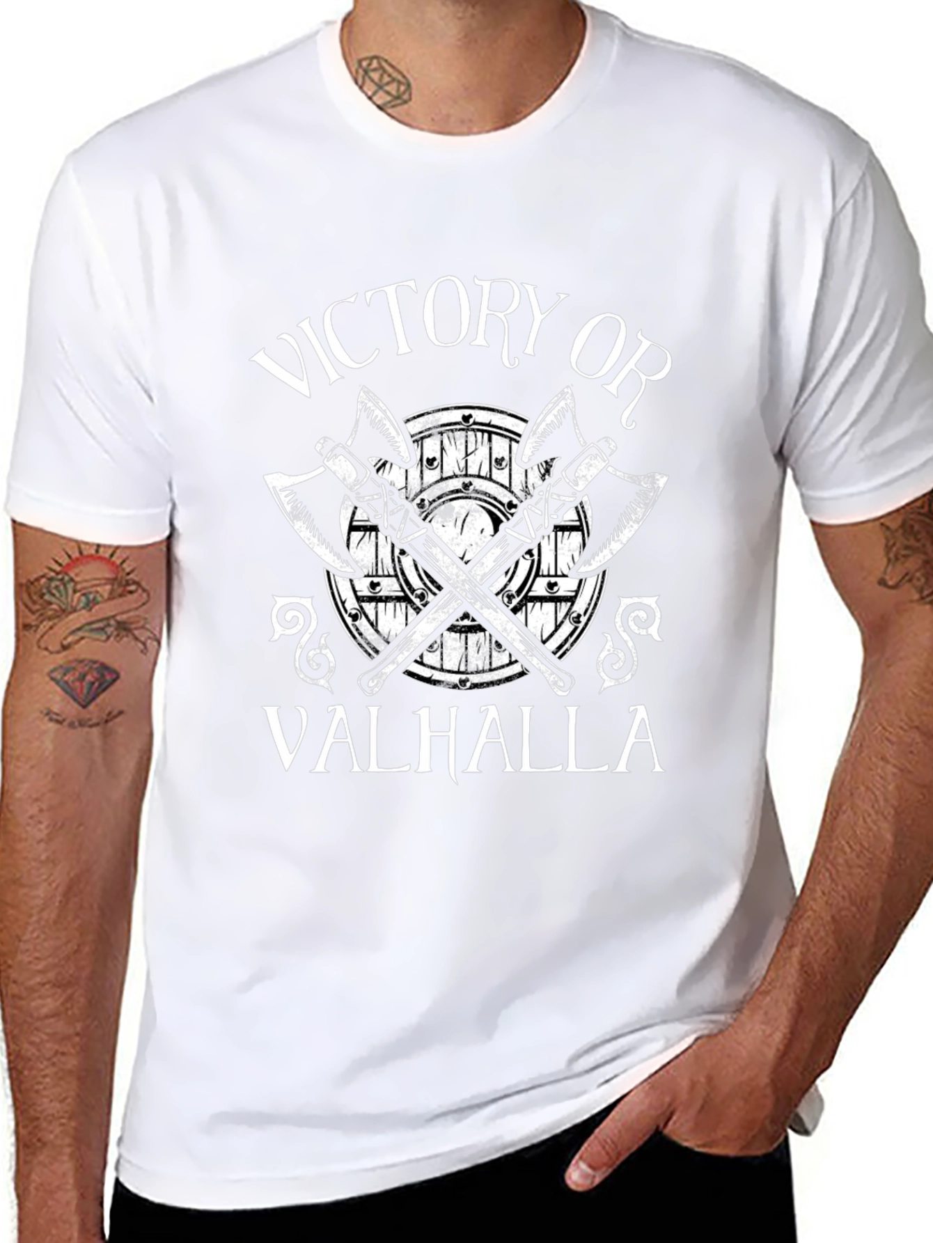 Victory or Valhalla Viking T-Shirt