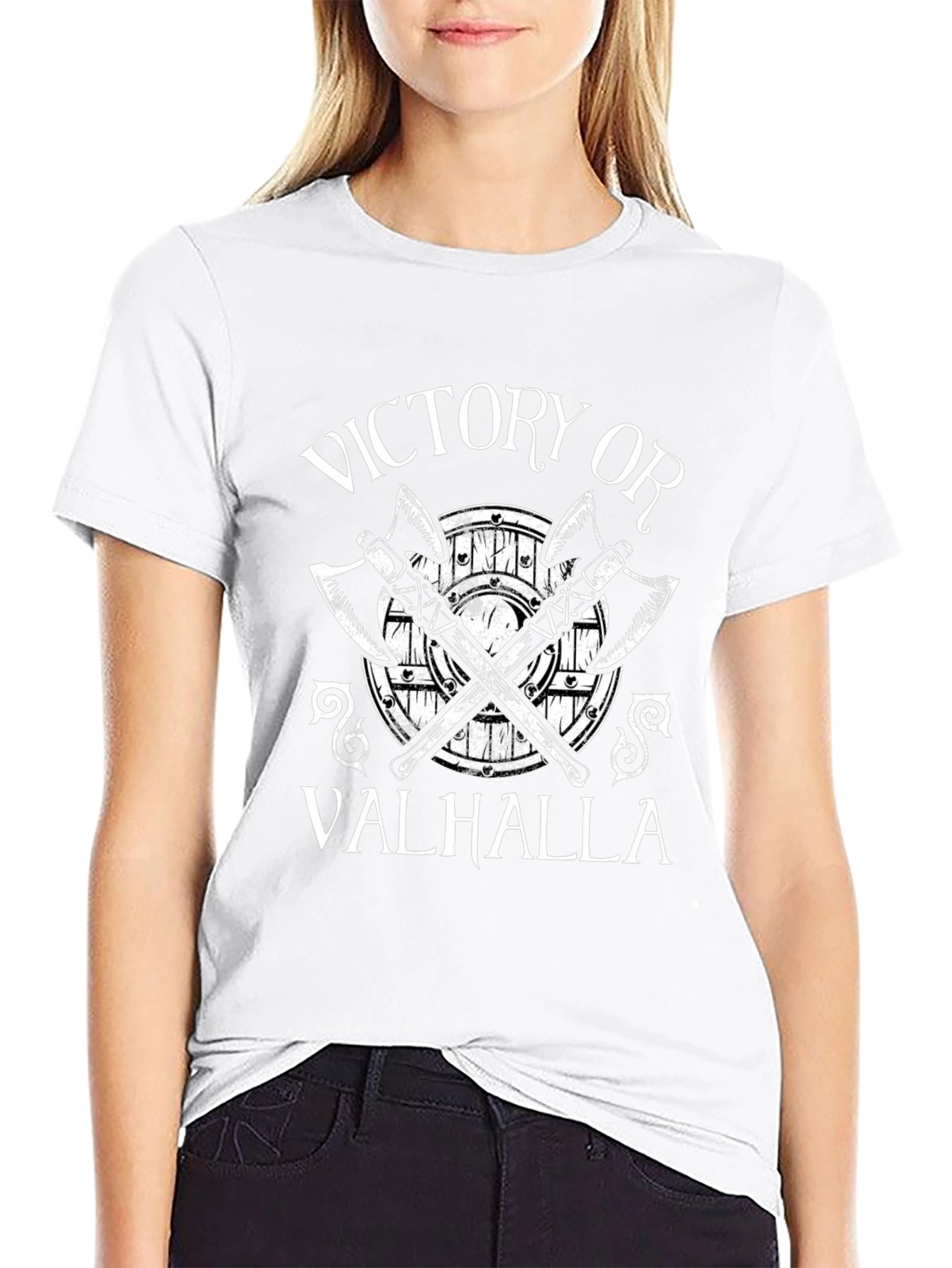 Victory or Valhalla Viking T-Shirt