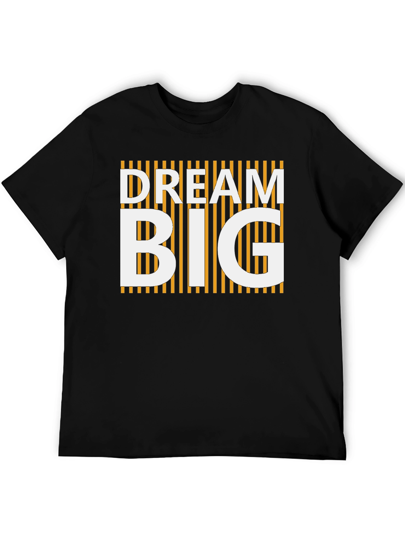 Dream Big Graphic Tee - Stylish Black T-Shirt