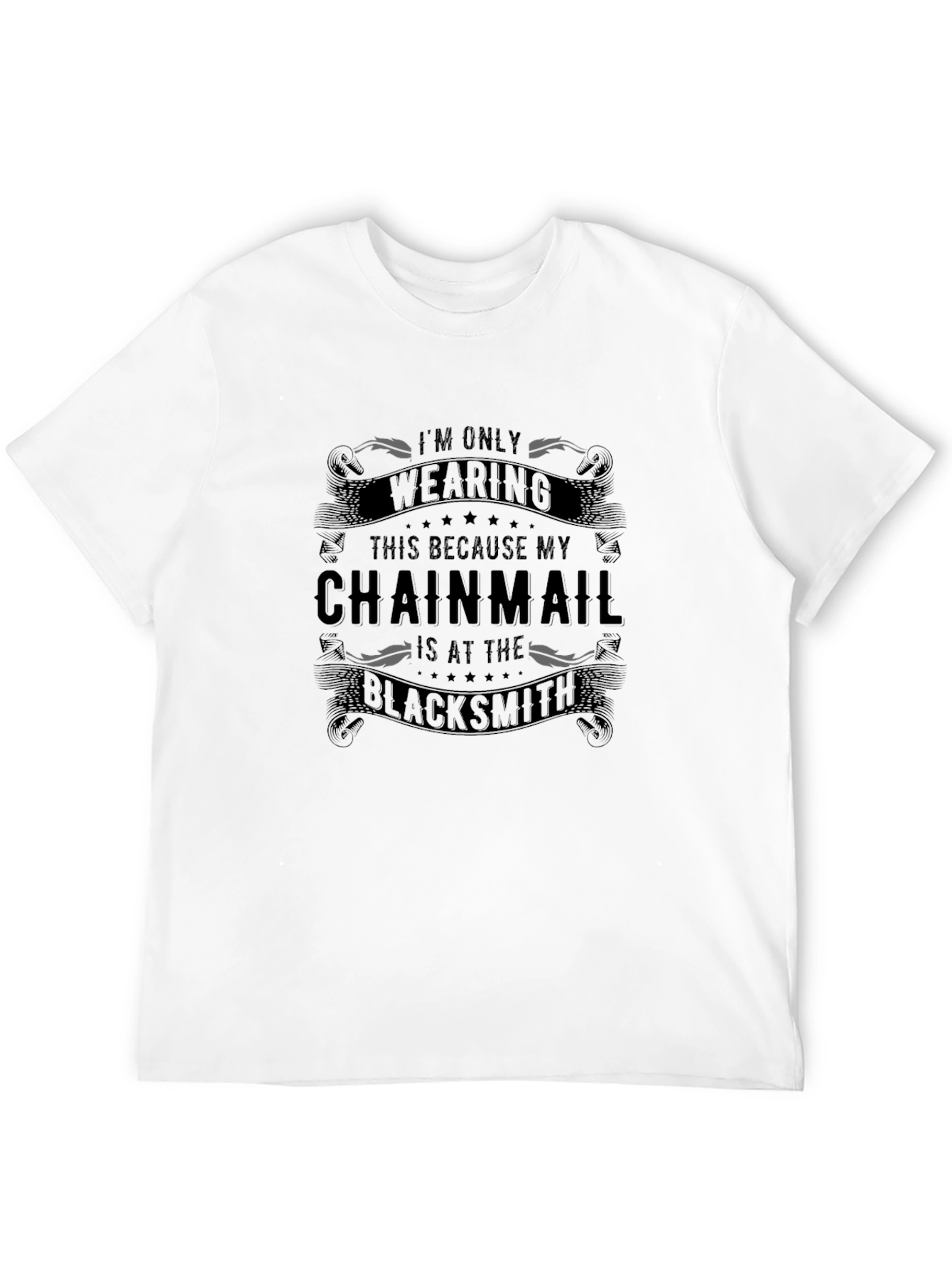 Chainmail Black T-Shirt