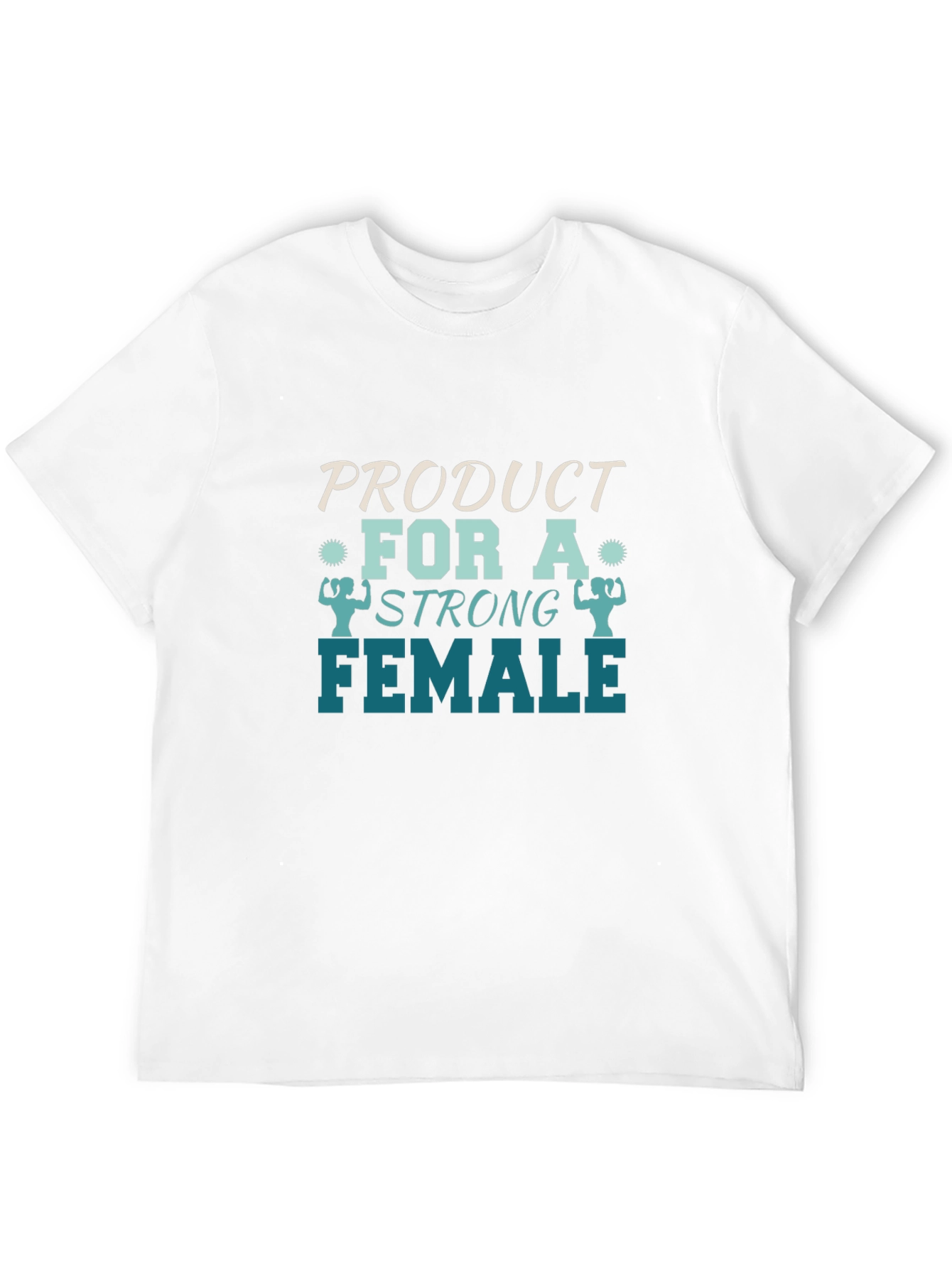 Strong Female Graphic Tee - Black Cotton