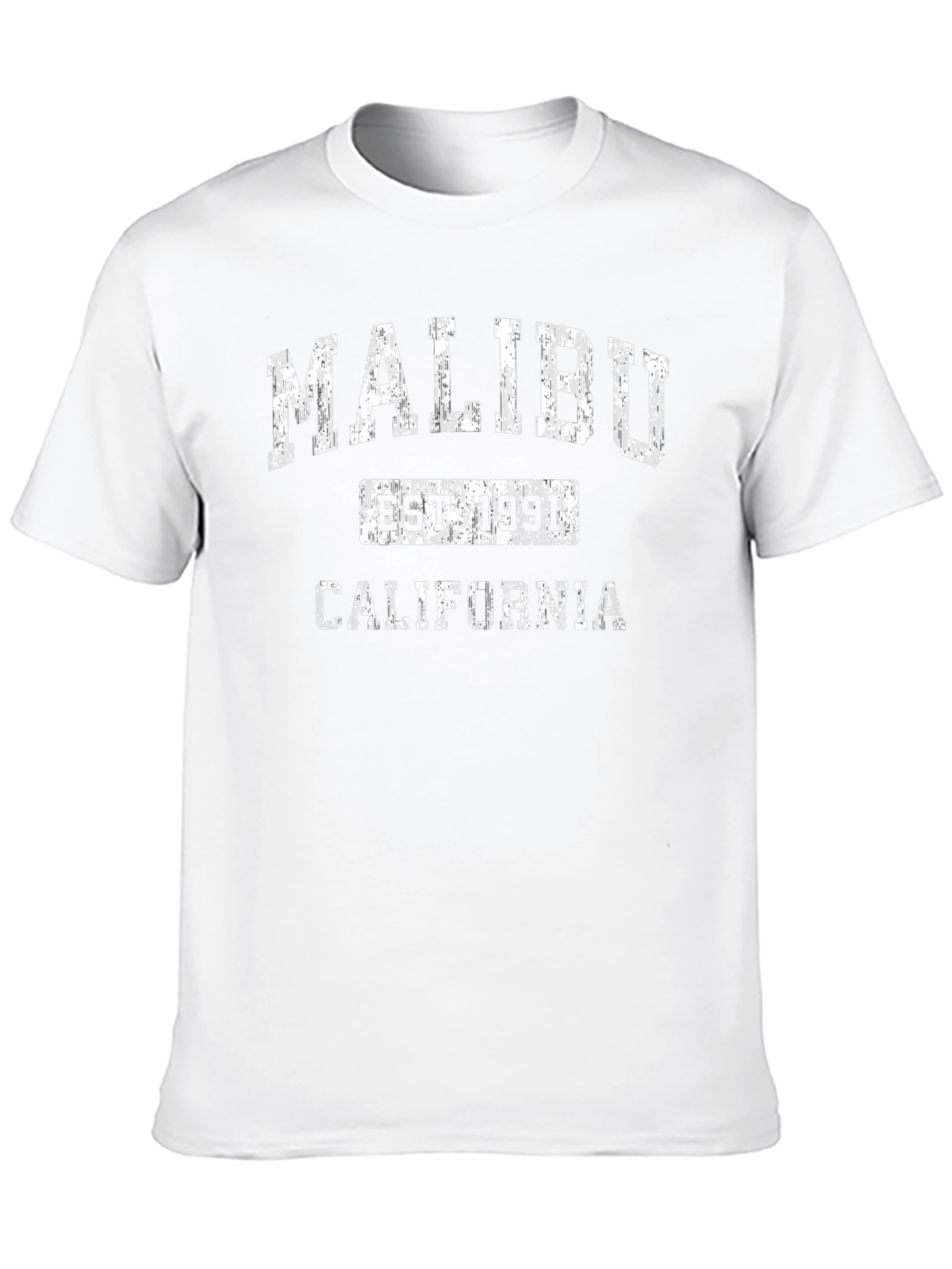Malibu California EST 1991 Black T-Shirt