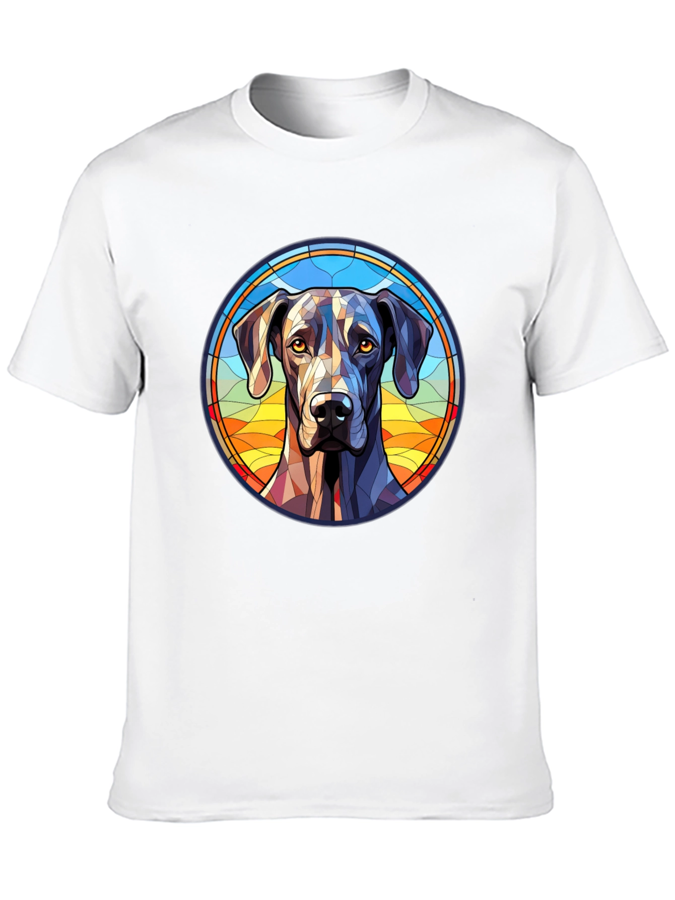 Geometric Dog Portrait Tee