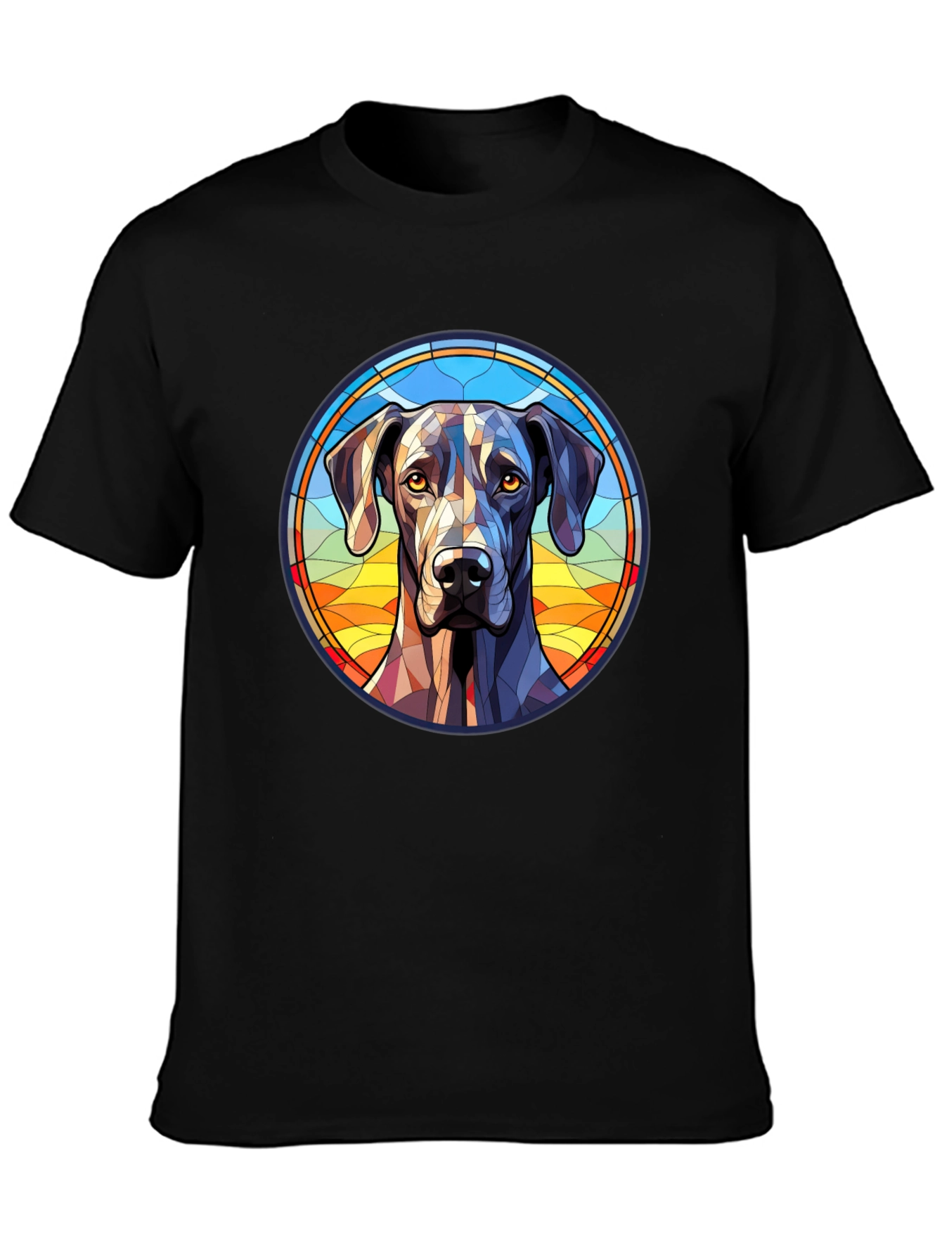 Geometric Dog Portrait Tee