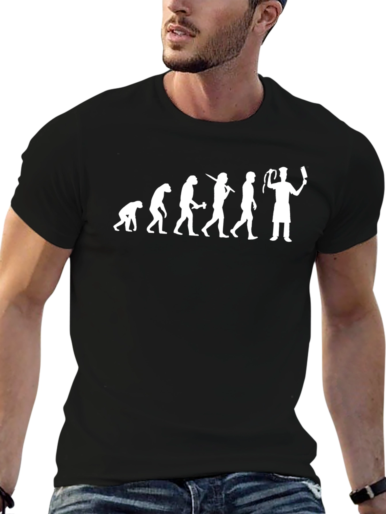 Evolution of BBQ T-Shirt - Funny Grill Master Tee