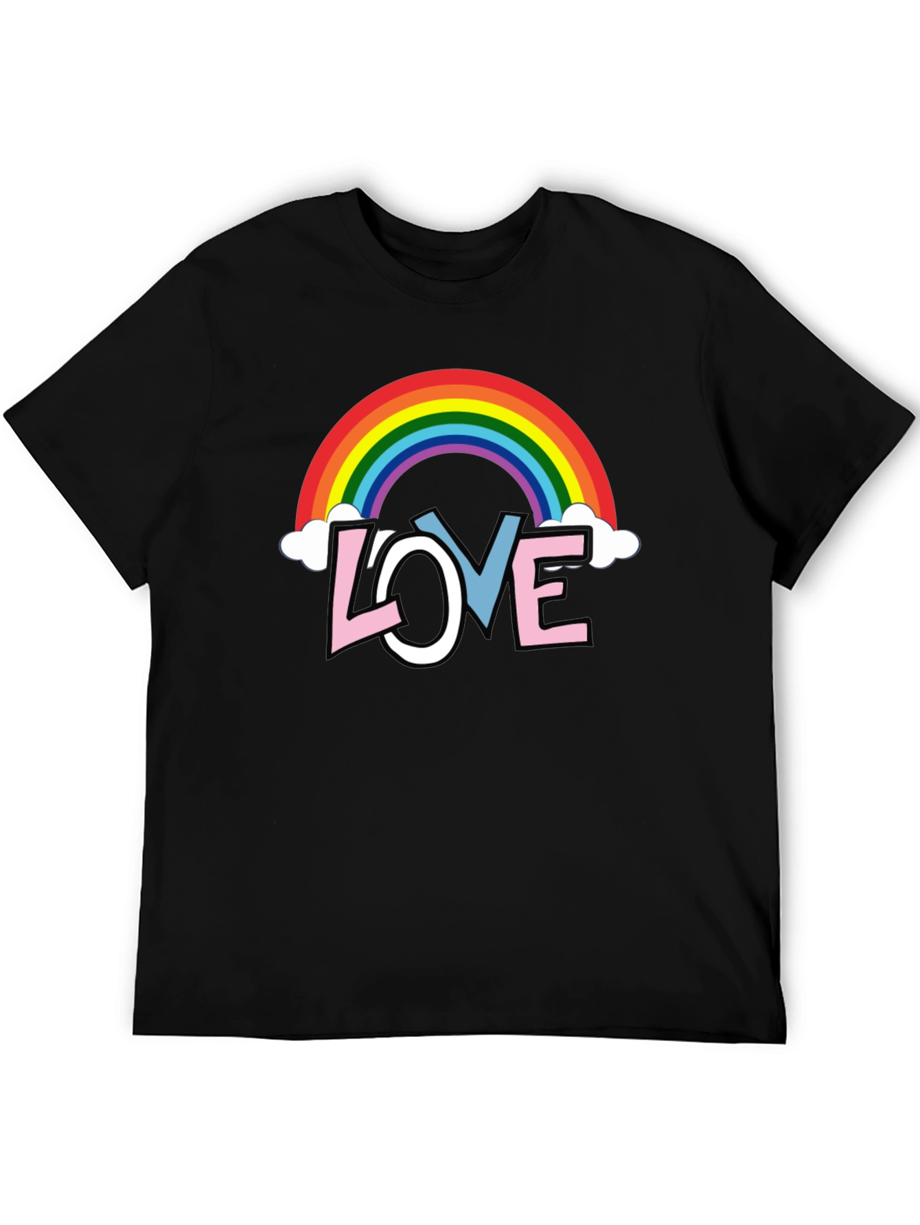 Rainbow LOVE Graphic Tee - Pride Month Shirt