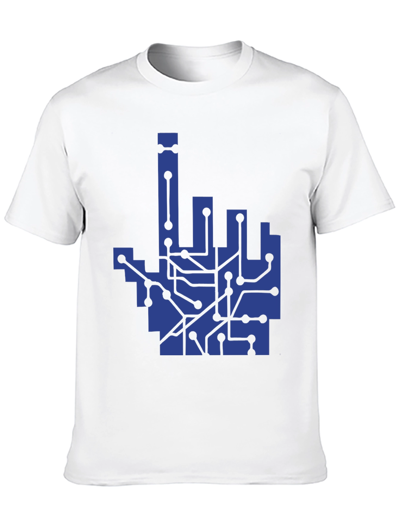 Circuit Hand Graphic Tee - Tech Style