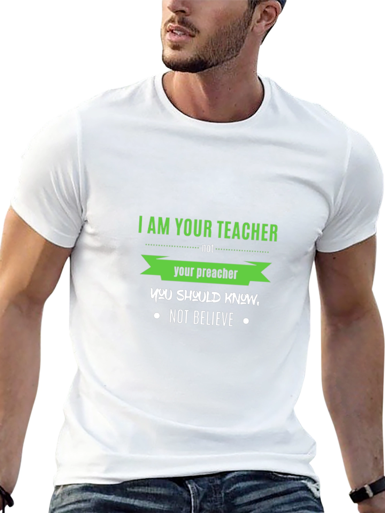 Teacher vs Preacher Graphic Tee