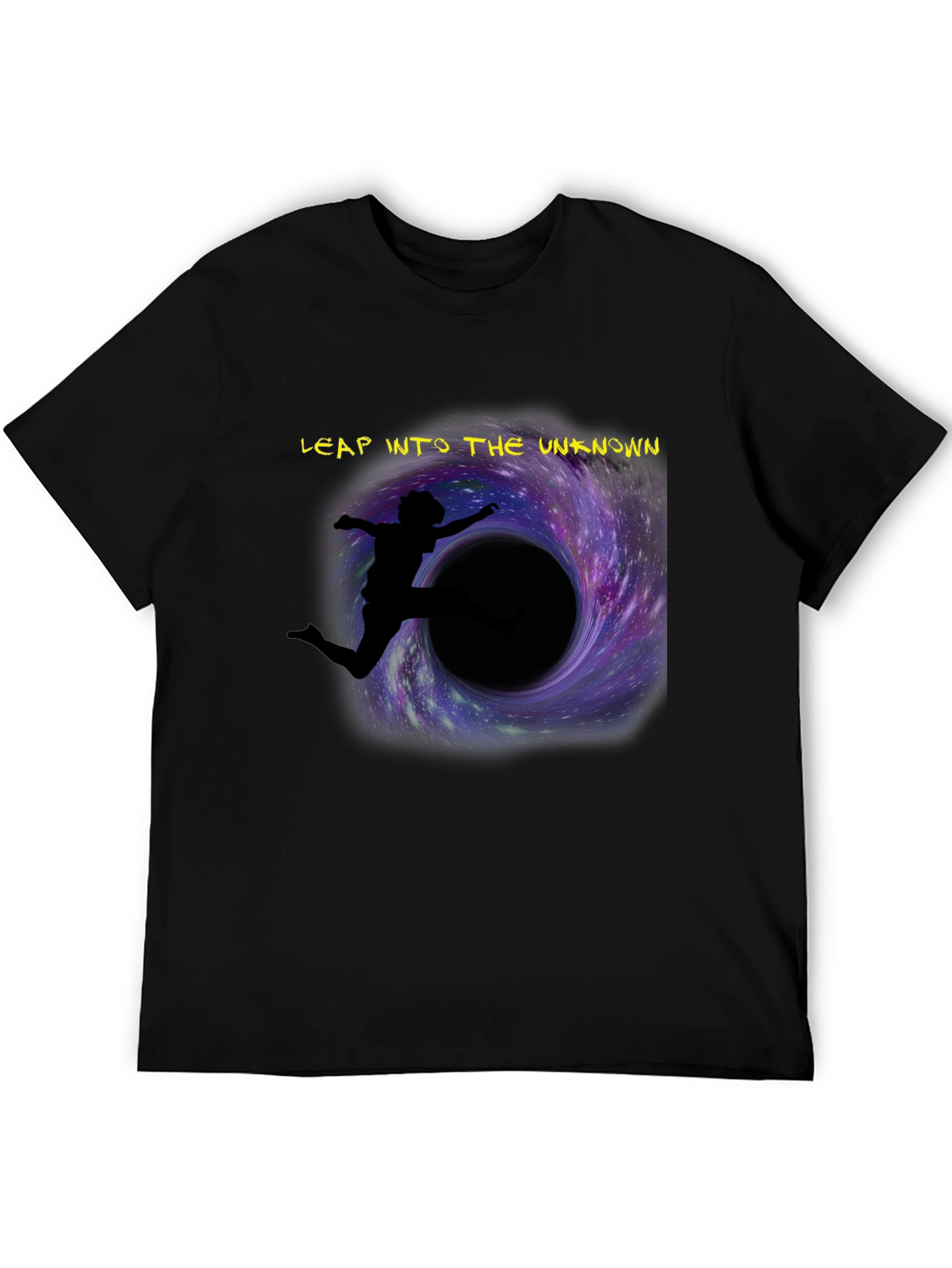 Leap into the Unknown T-Shirt Space Graphic Tee