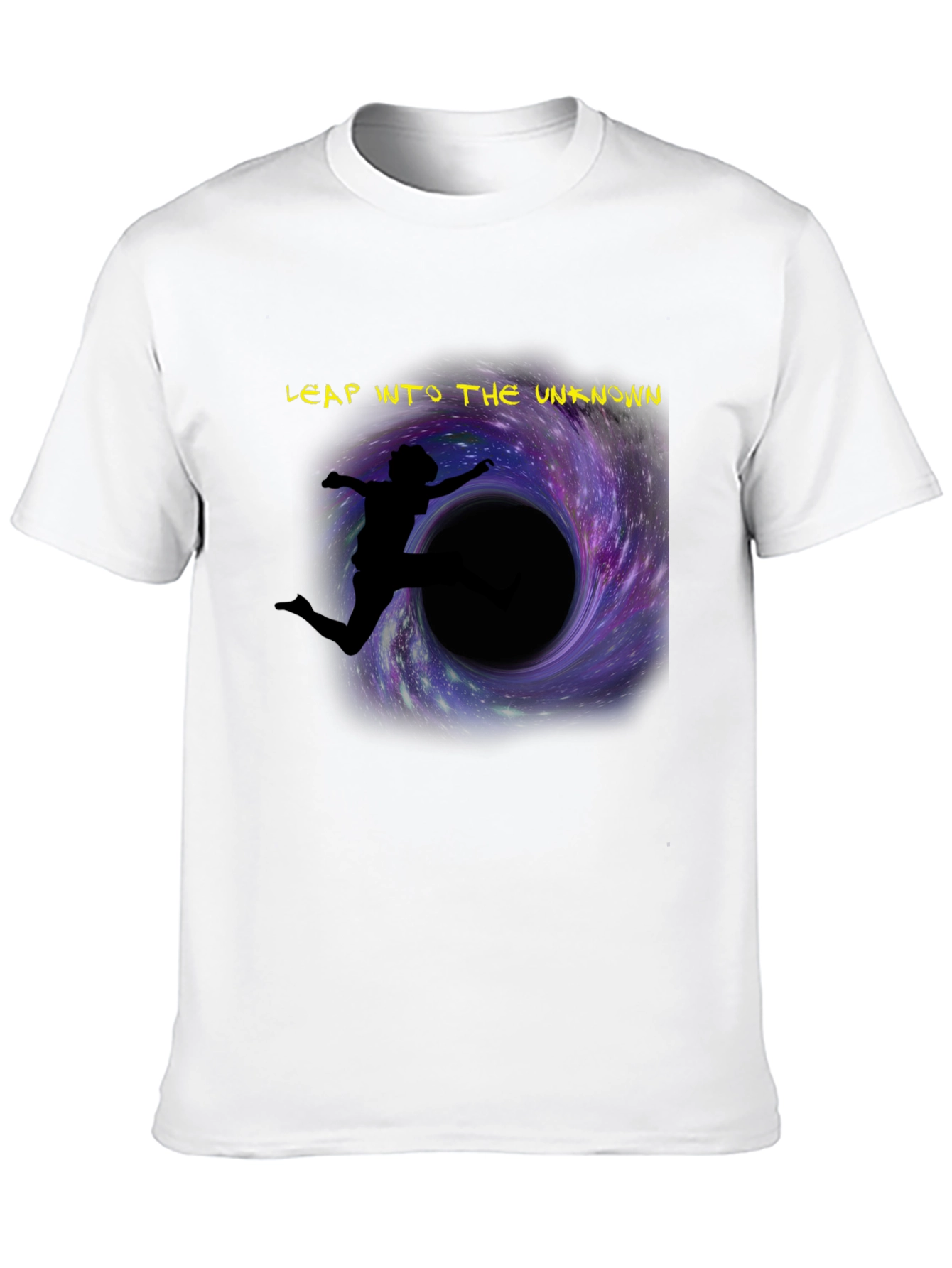 Leap into the Unknown T-Shirt Space Graphic Tee