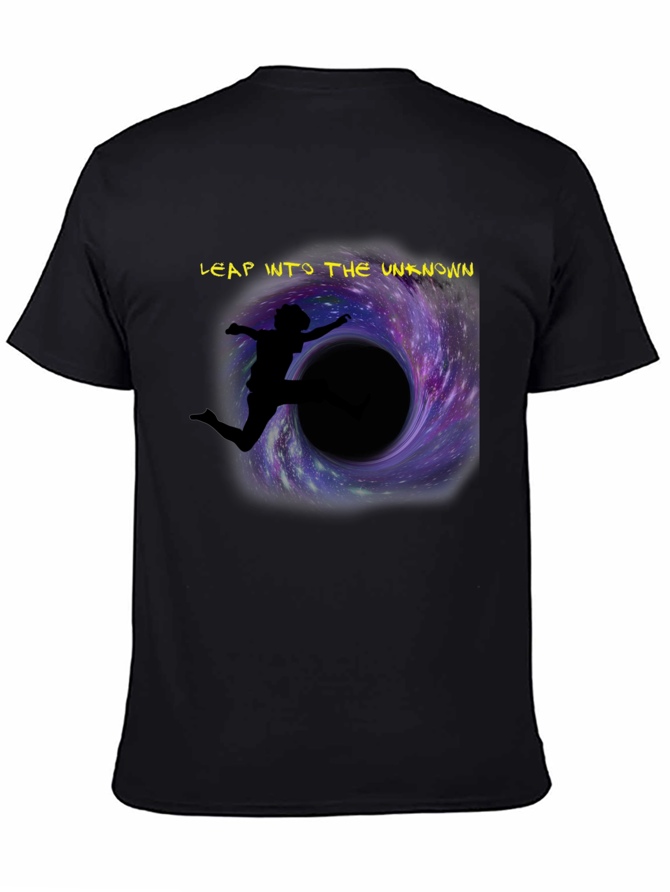 Leap into the Unknown T-Shirt Space Graphic Tee