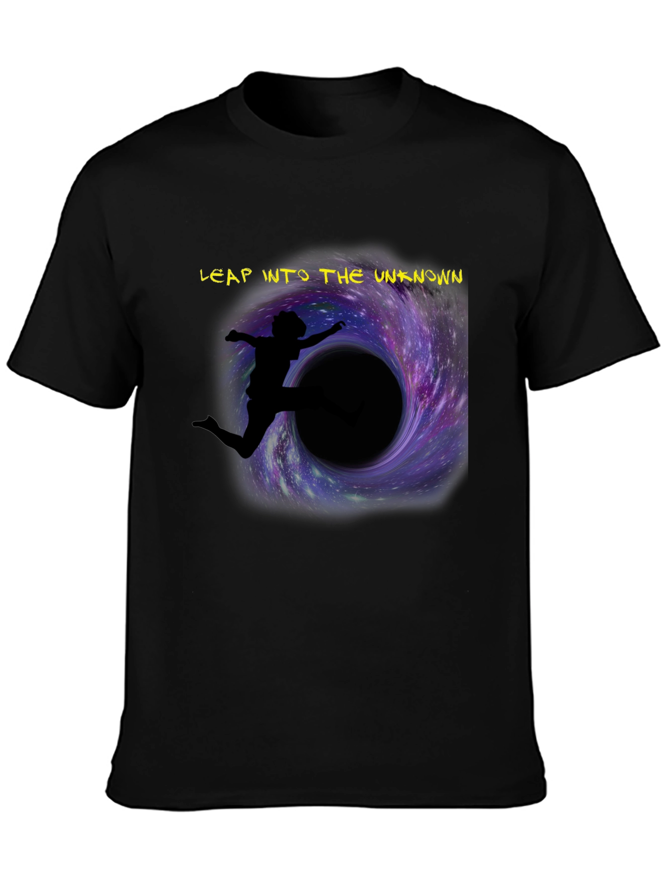 Leap into the Unknown T-Shirt Space Graphic Tee