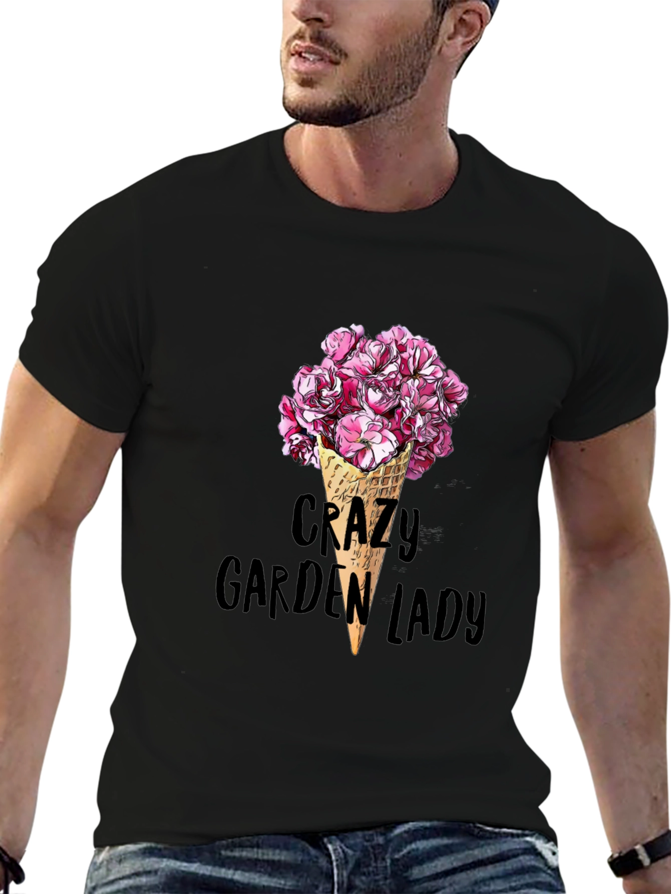 Crazy Garden Lady Graphic Tee
