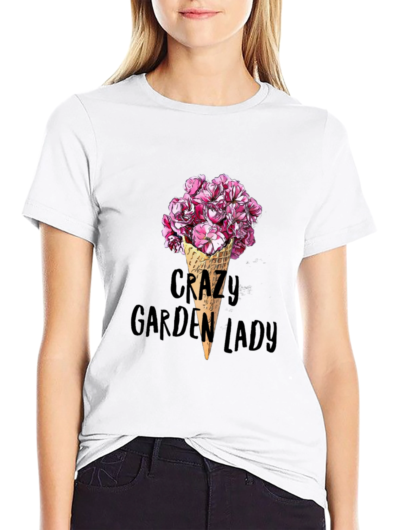 Crazy Garden Lady Graphic Tee
