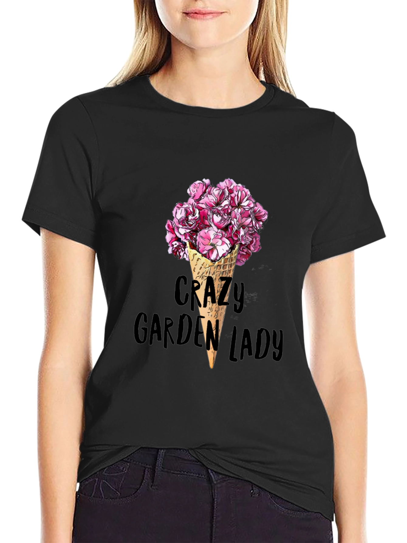 Crazy Garden Lady Graphic Tee