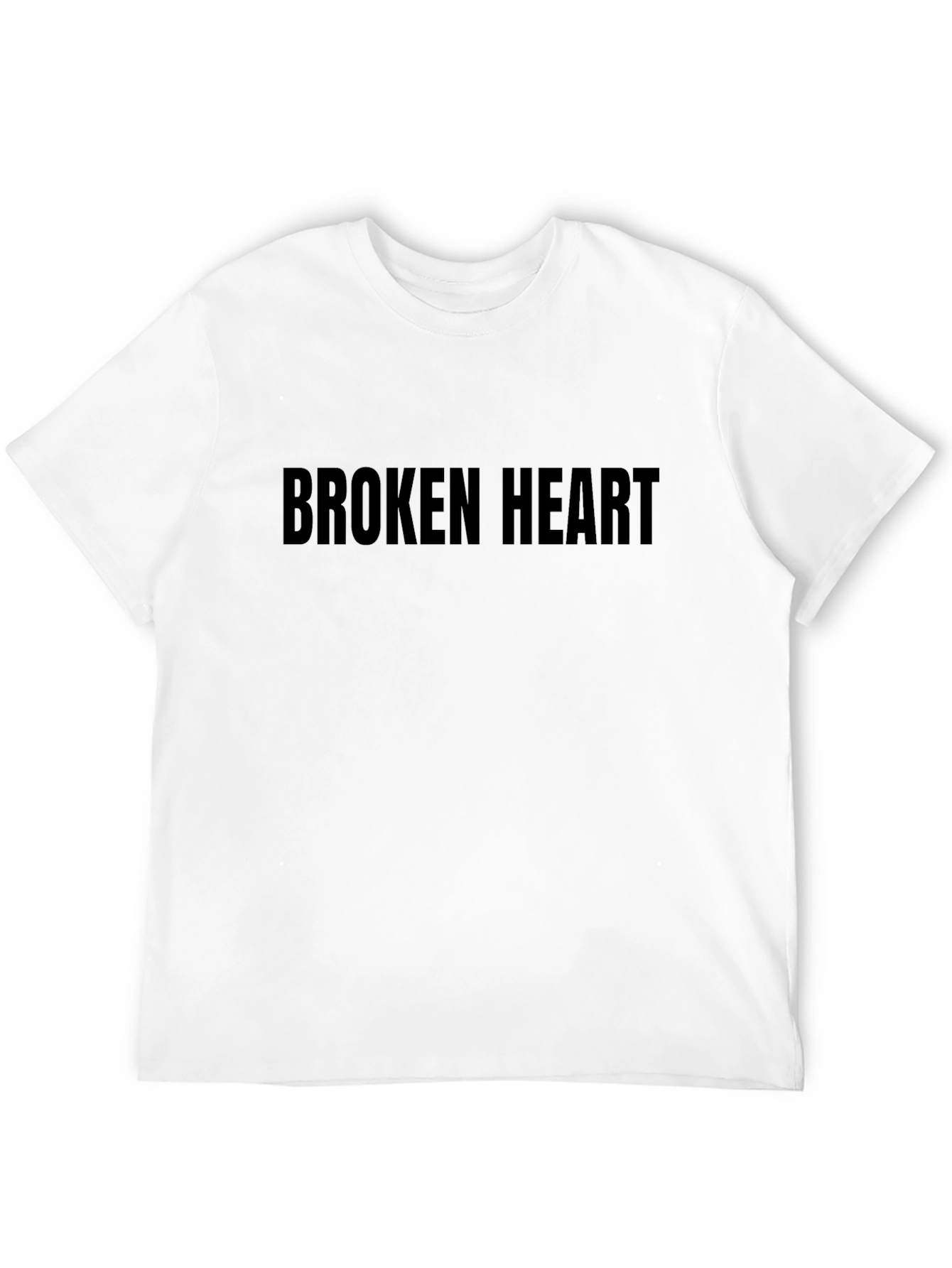 Broken Heart Graphic Tee - Classic Black T-Shirt