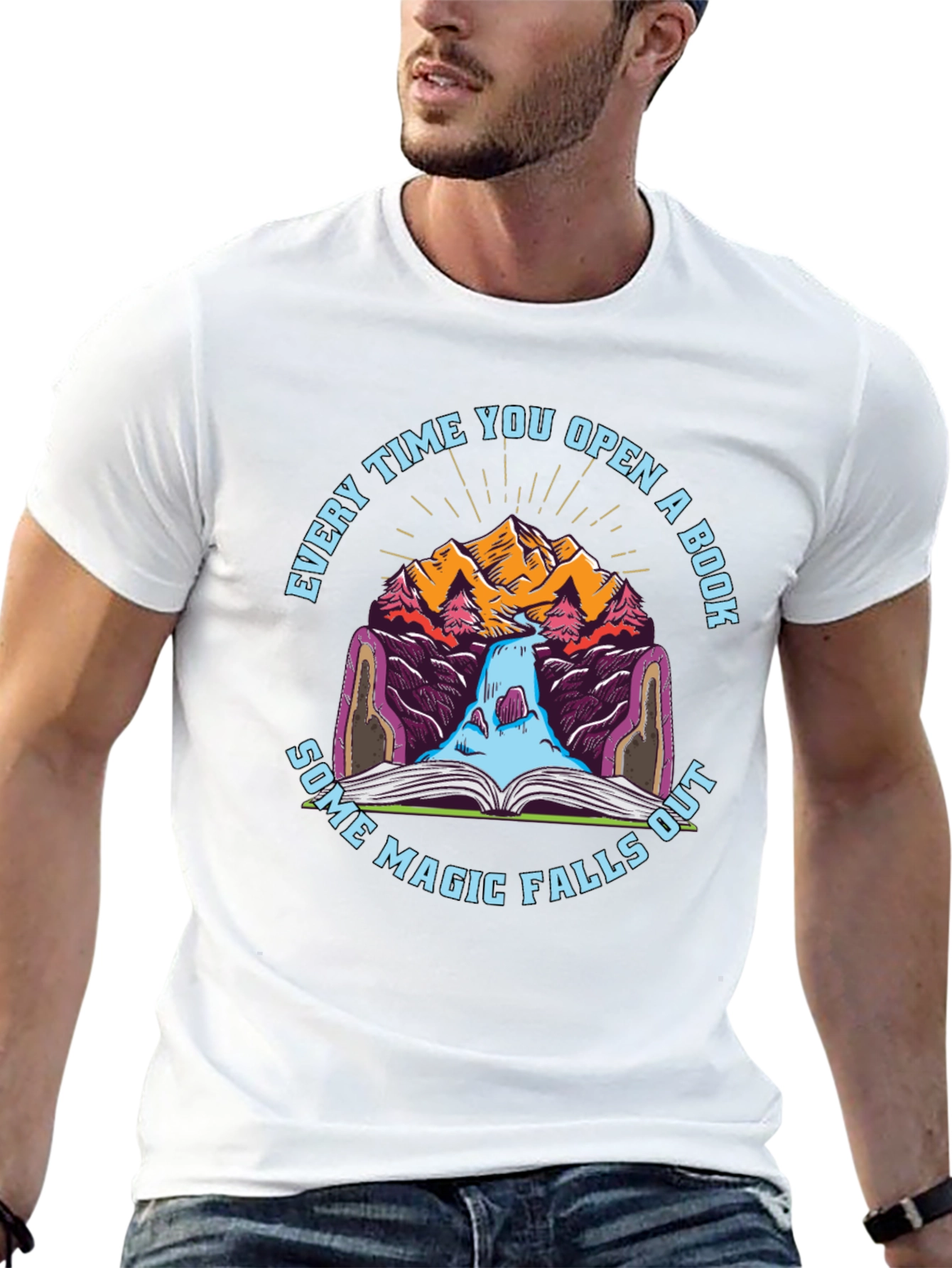 Magic Falls Out Graphic Tee - Book Lovers Shirt