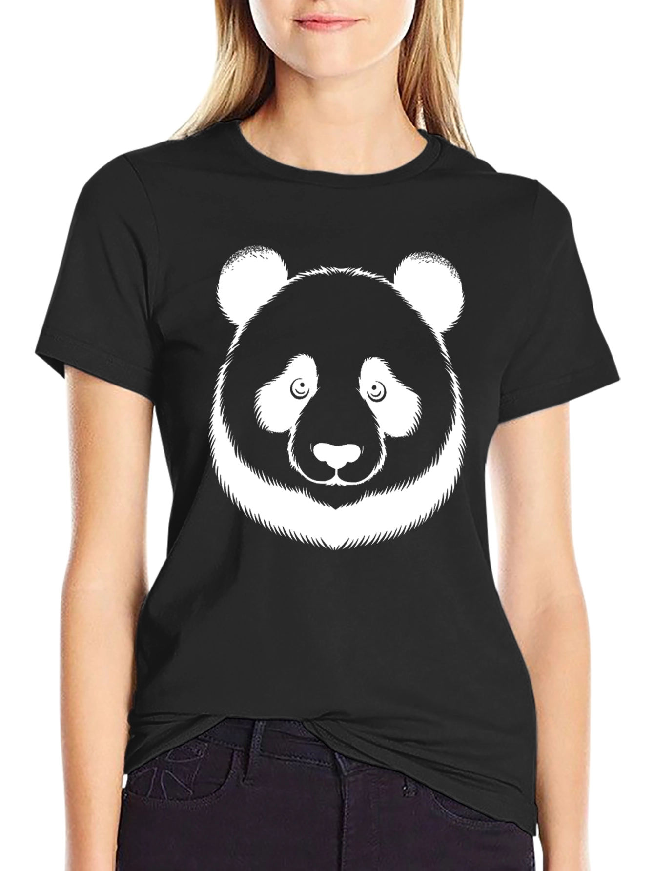Panda Graphic T-Shirt - Stylish Crew Neck Tee