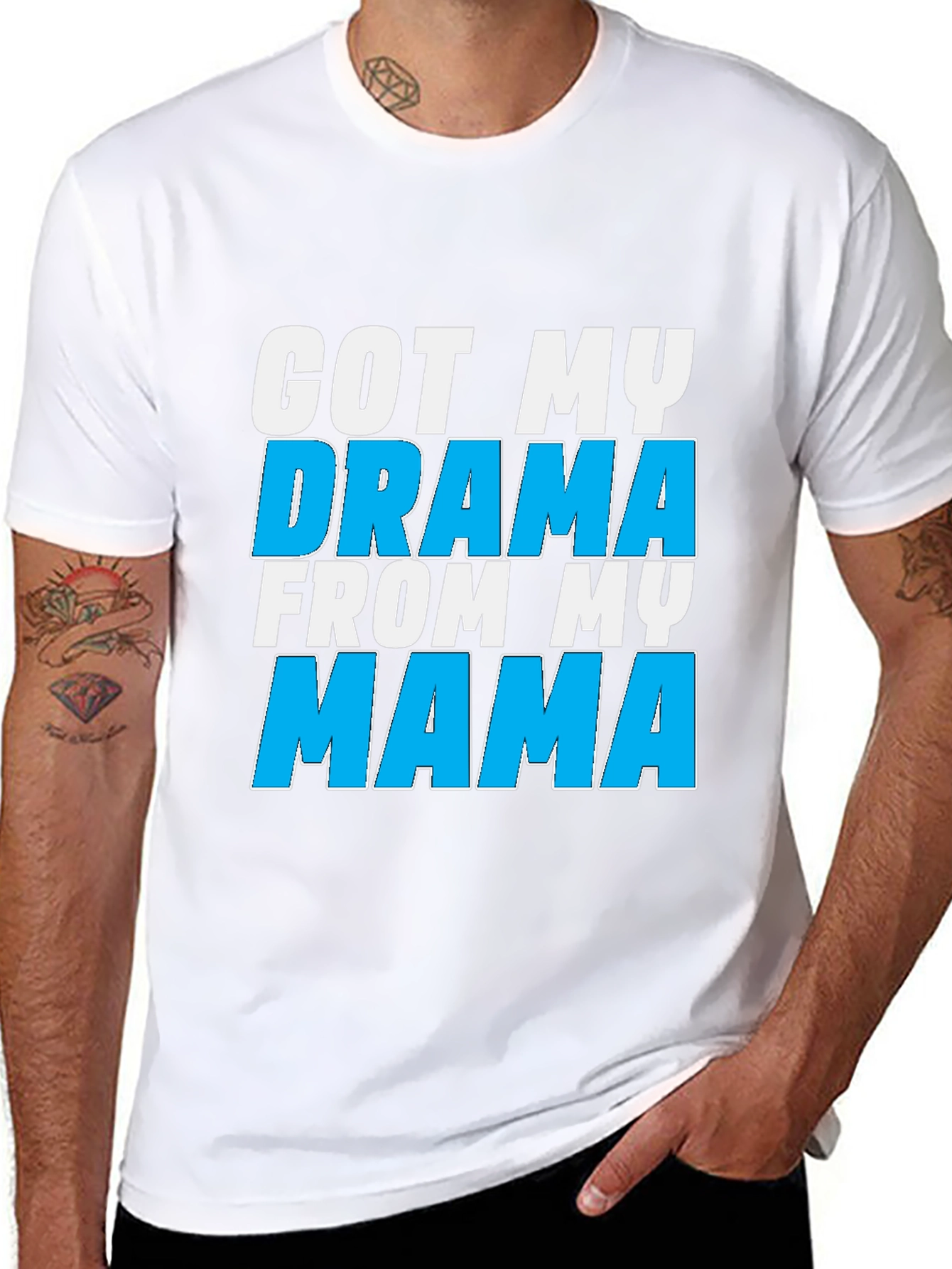 Got My Drama From My Mama Graphic Tee