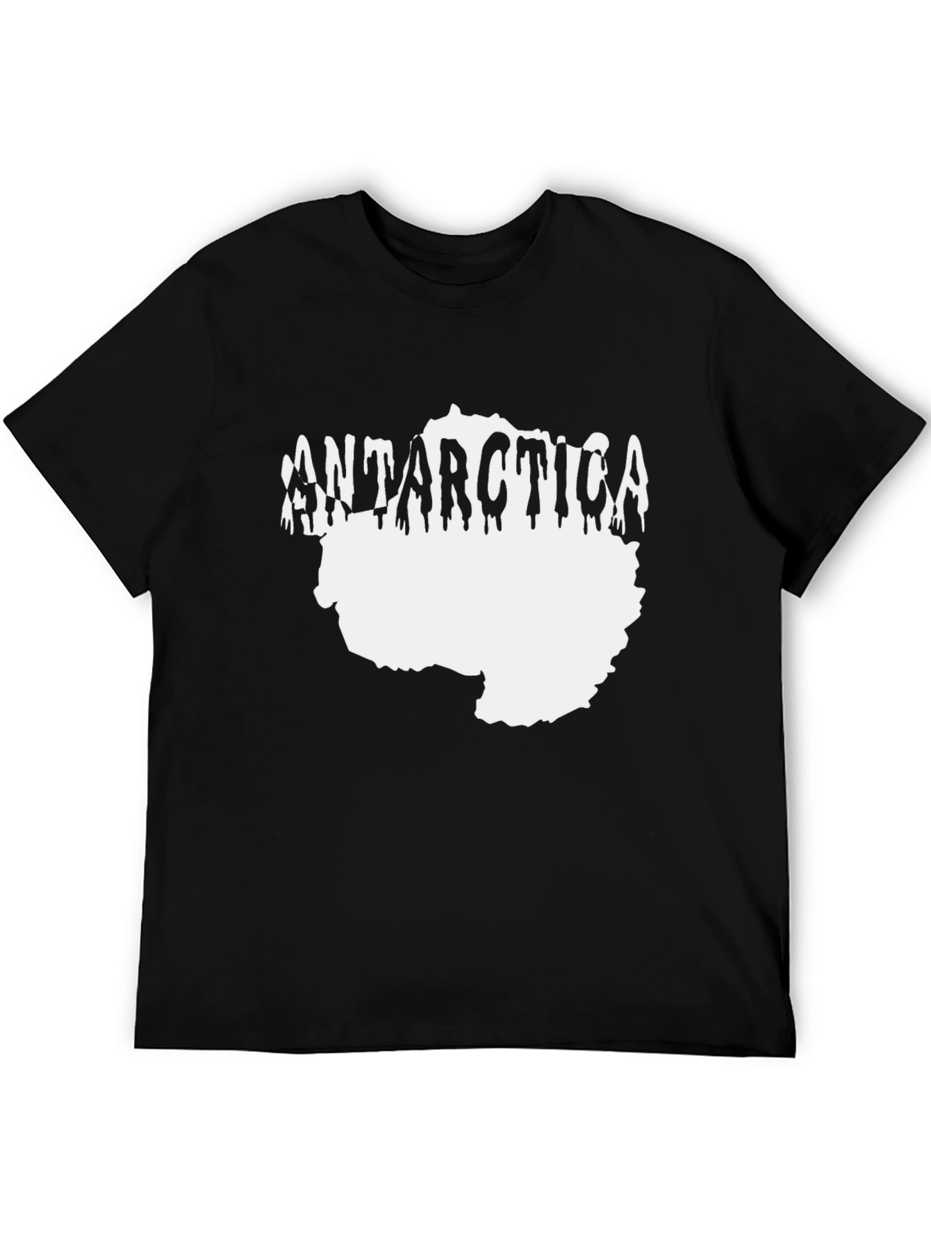 Antarctica Drip T-Shirt Black Graphic Tee