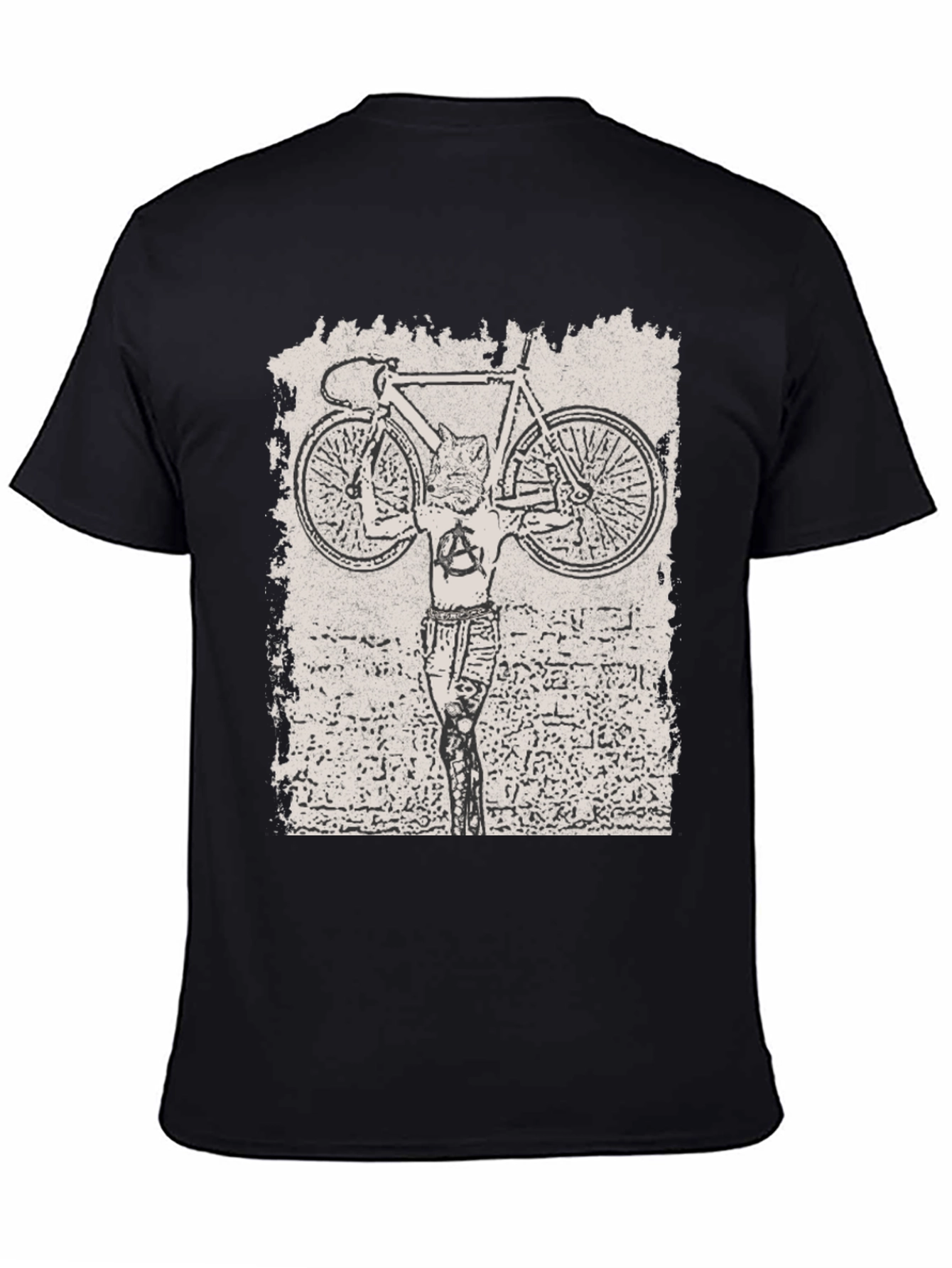 Anarchy Cat Bike T-Shirt