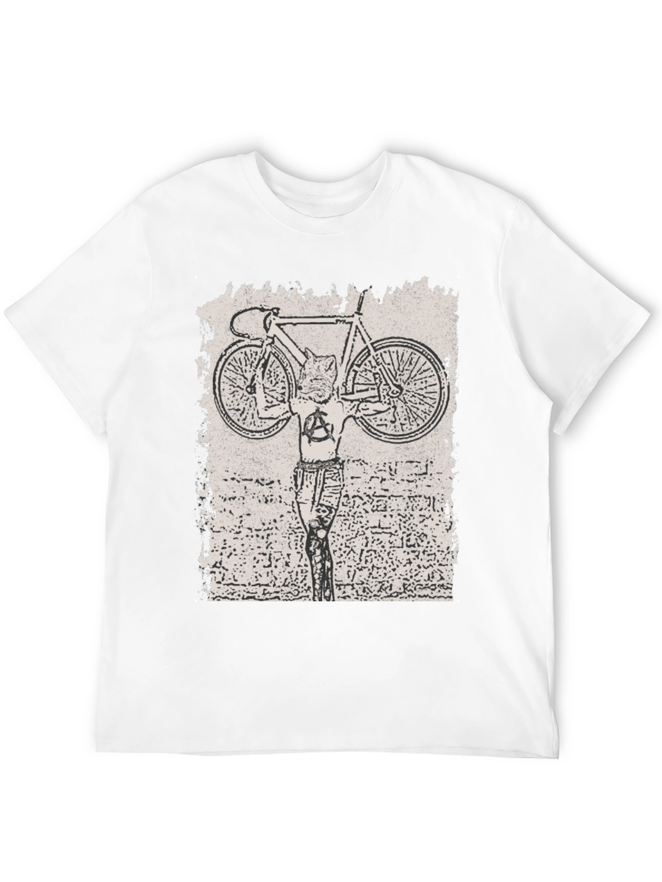 Anarchy Cat Bike T-Shirt