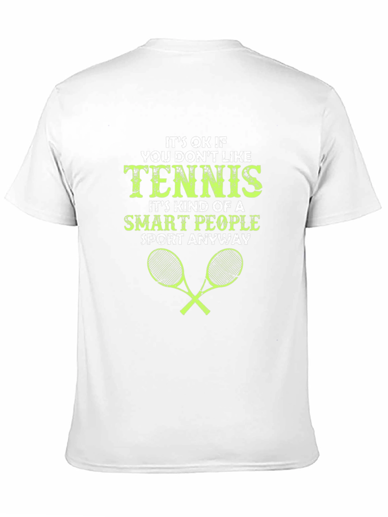 Tennis Smart People Funny Graphic T-Shirt