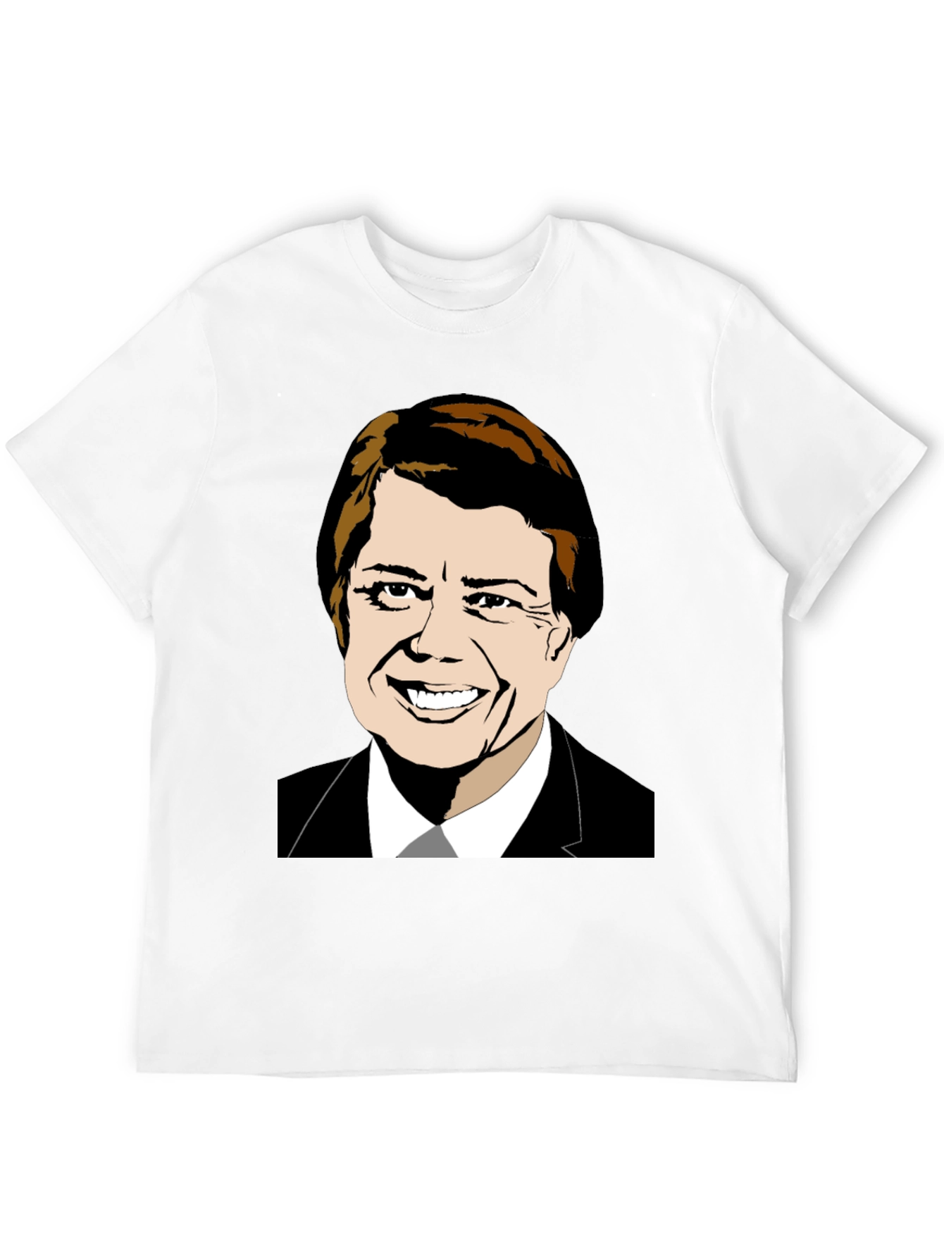 Jimmy Carter Graphic Tee - Political Cartoon T-Shirt