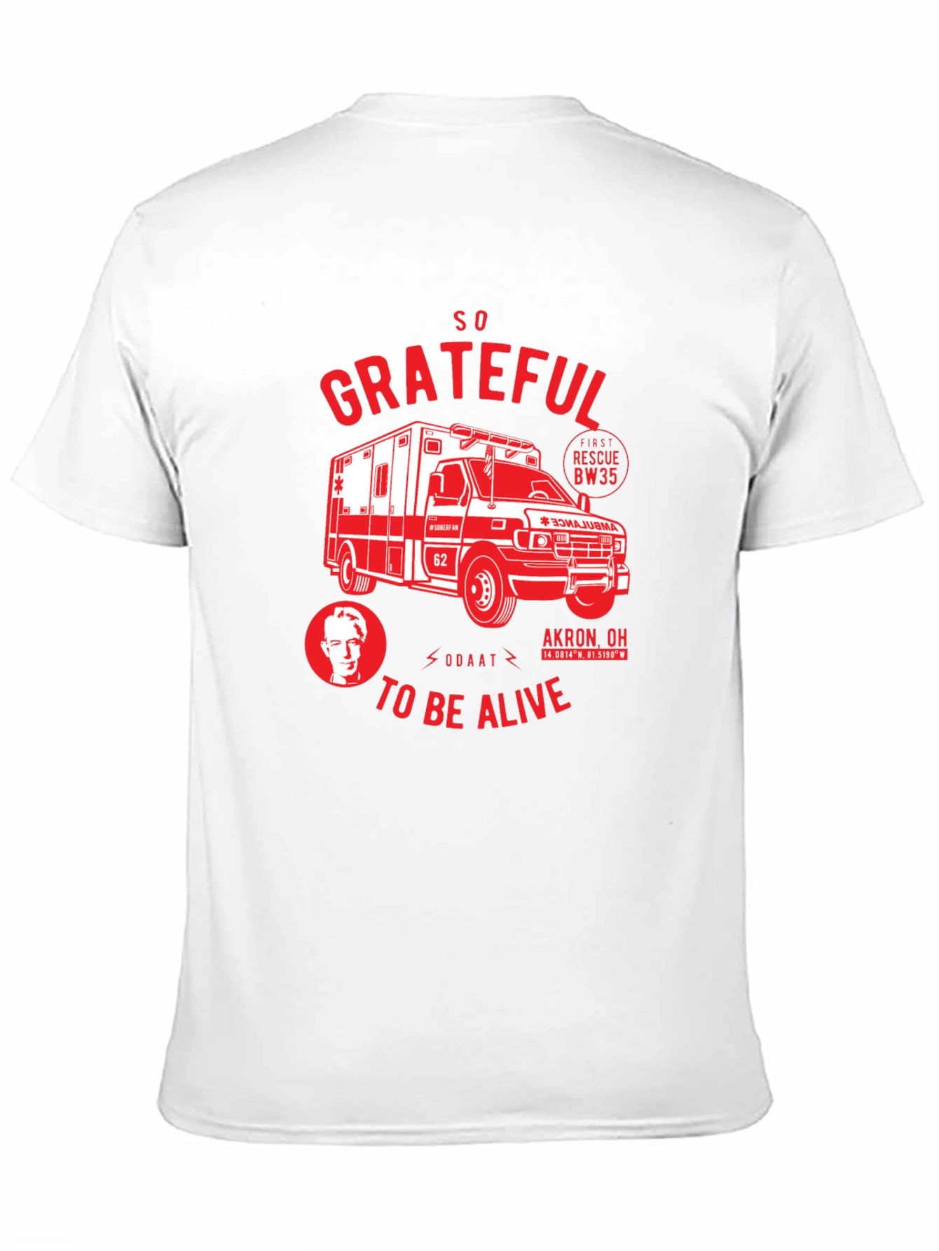 Grateful Ambulance Graphic Tee - Black