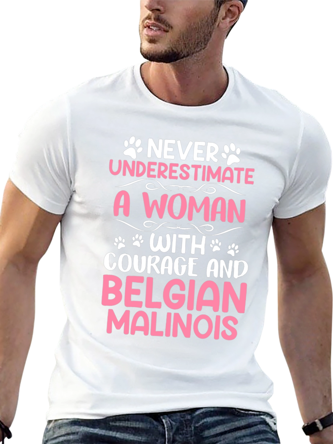 Courageous Woman Belgian Malinois T-Shirt