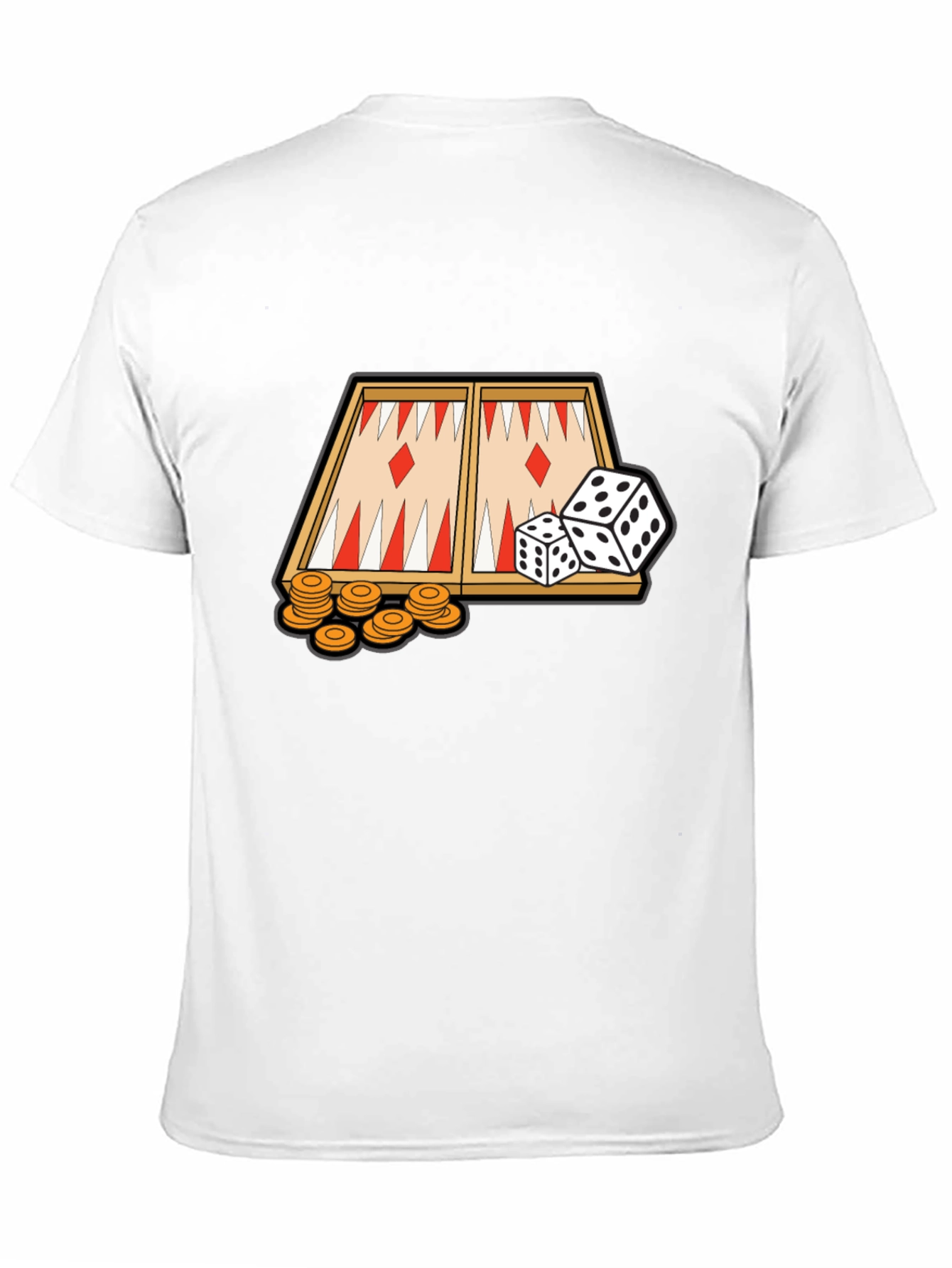 Backgammon Game Graphic T-Shirt