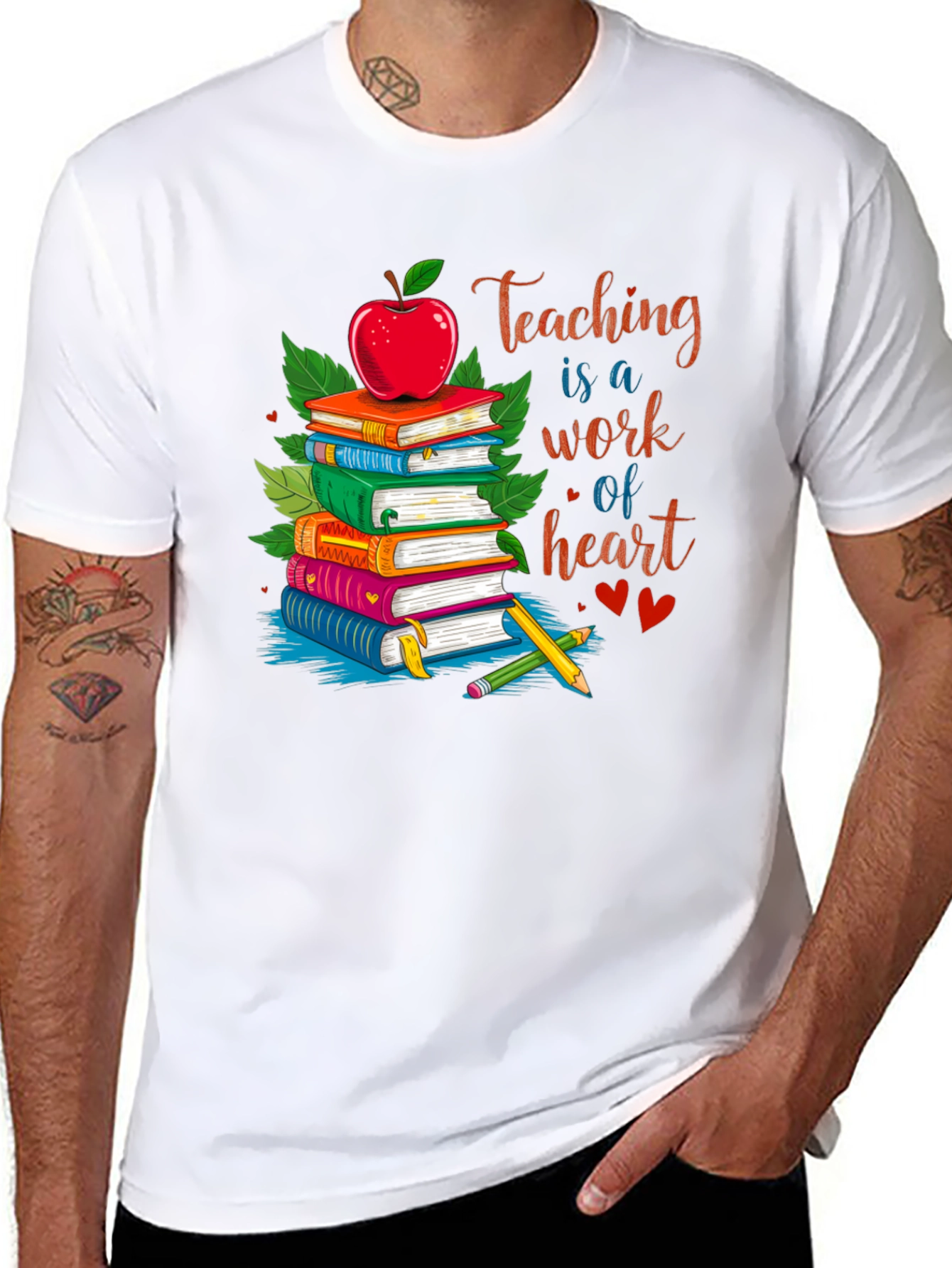 Teachers Heart T-Shirt
