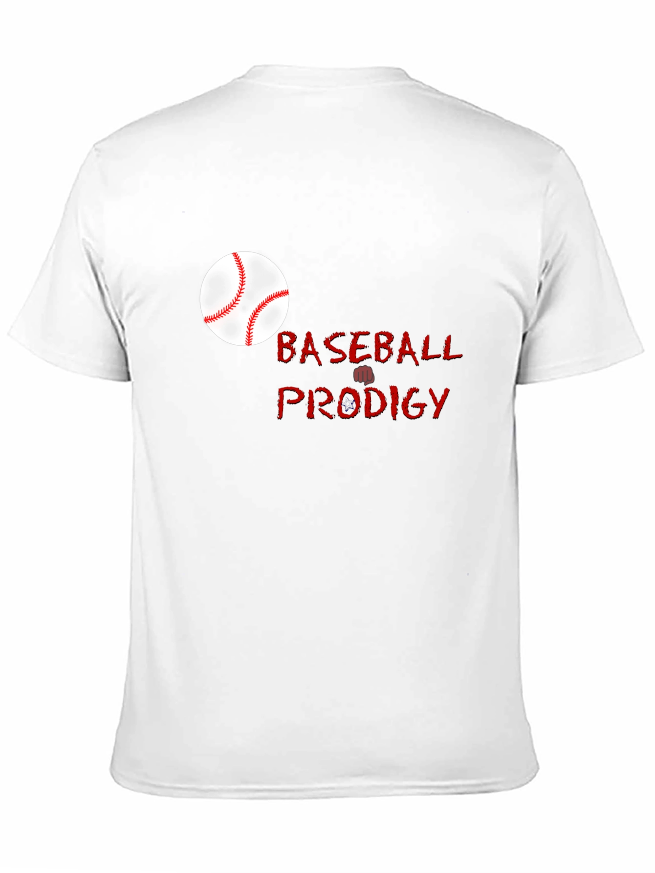 Baseball Prodigy Black Graphic T-Shirt