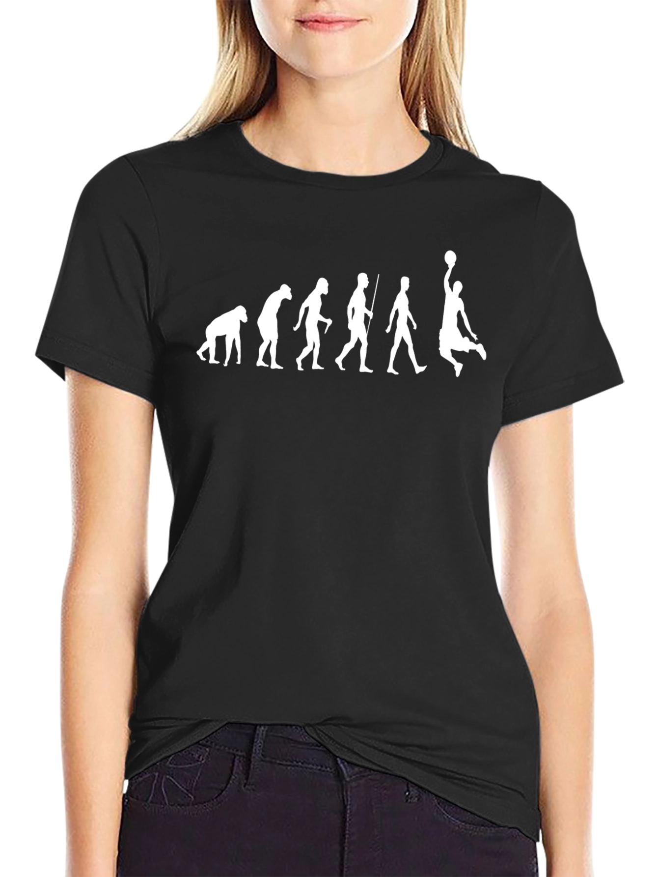 Evolution of Basketball Mens T-Shirt