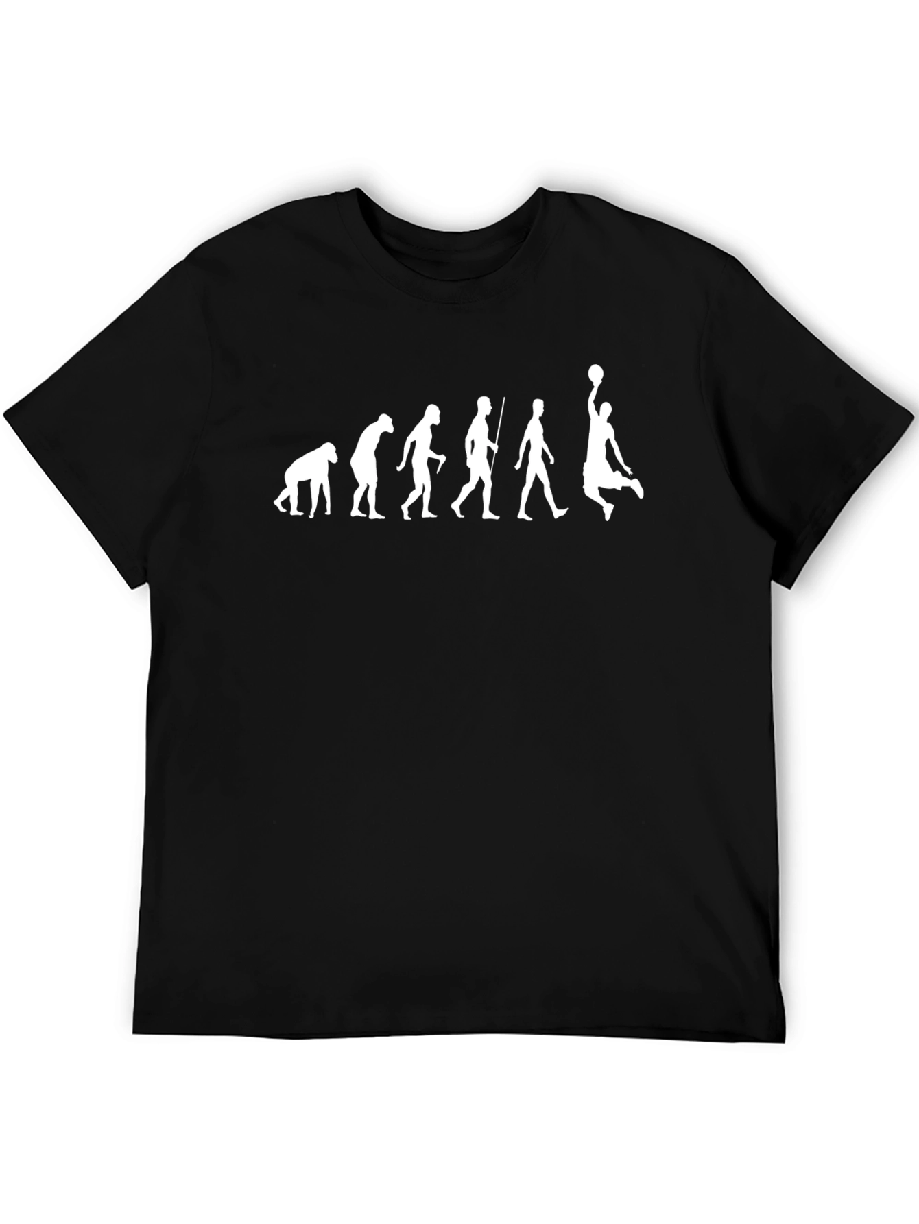 Evolution of Basketball Mens T-Shirt