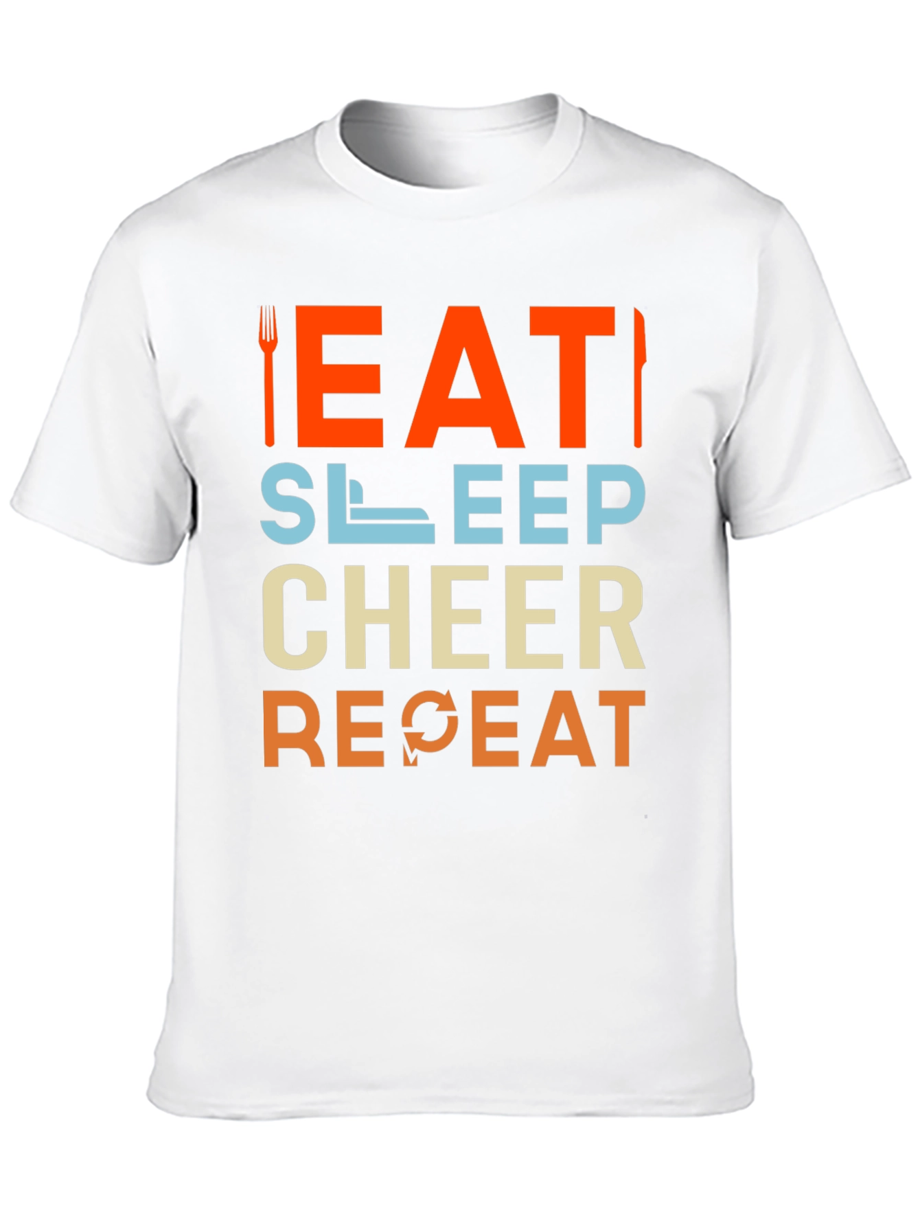 Eat Sleep Cheer Repeat T-Shirt