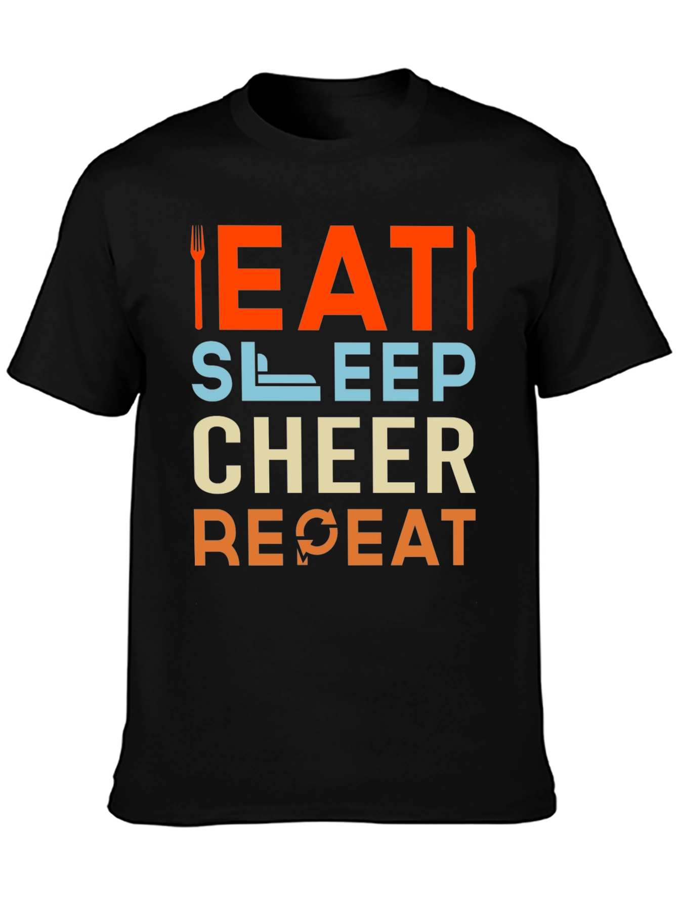Eat Sleep Cheer Repeat T-Shirt