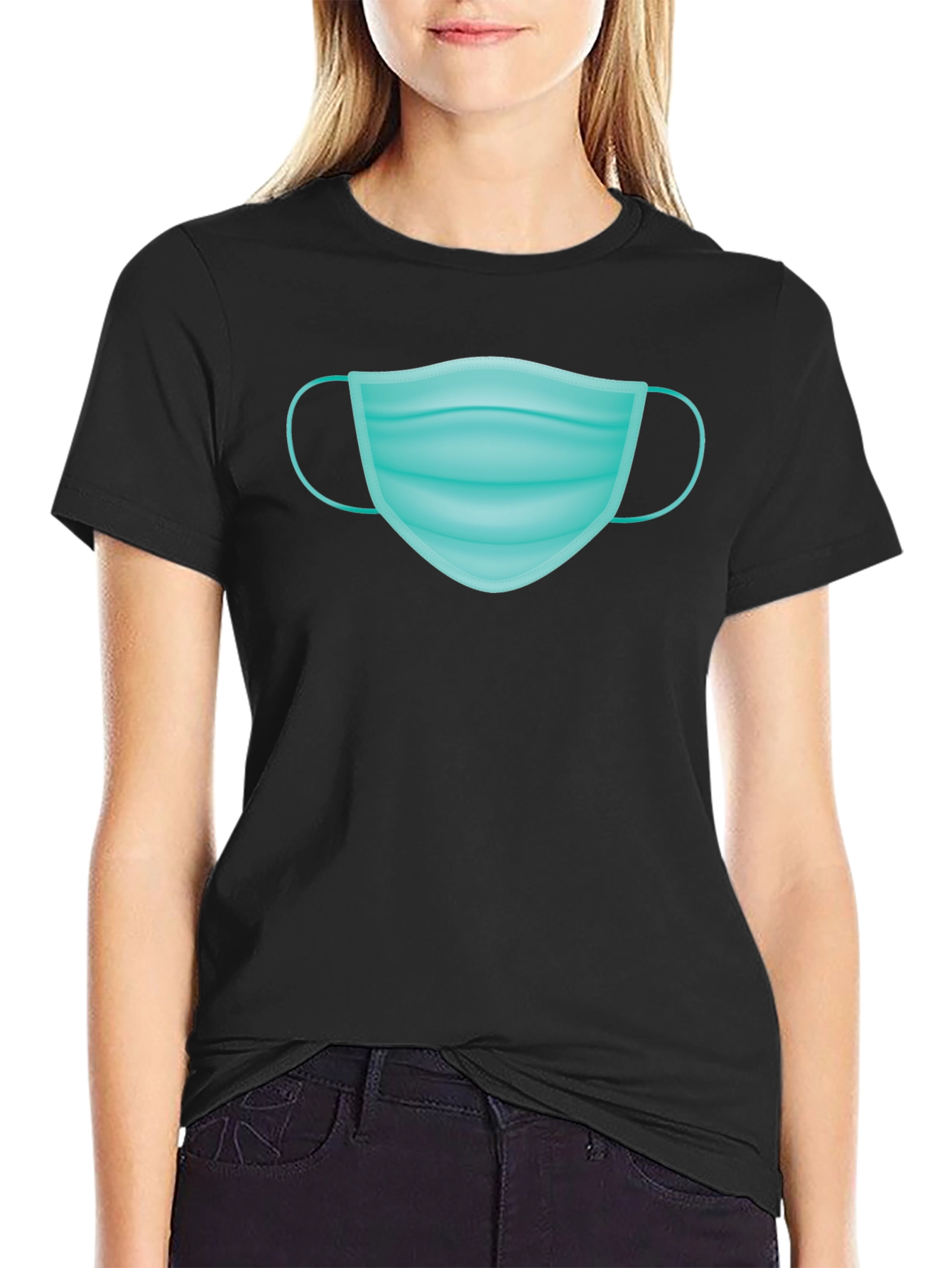 Mask Graphic T-Shirt - Stay Safe in Style