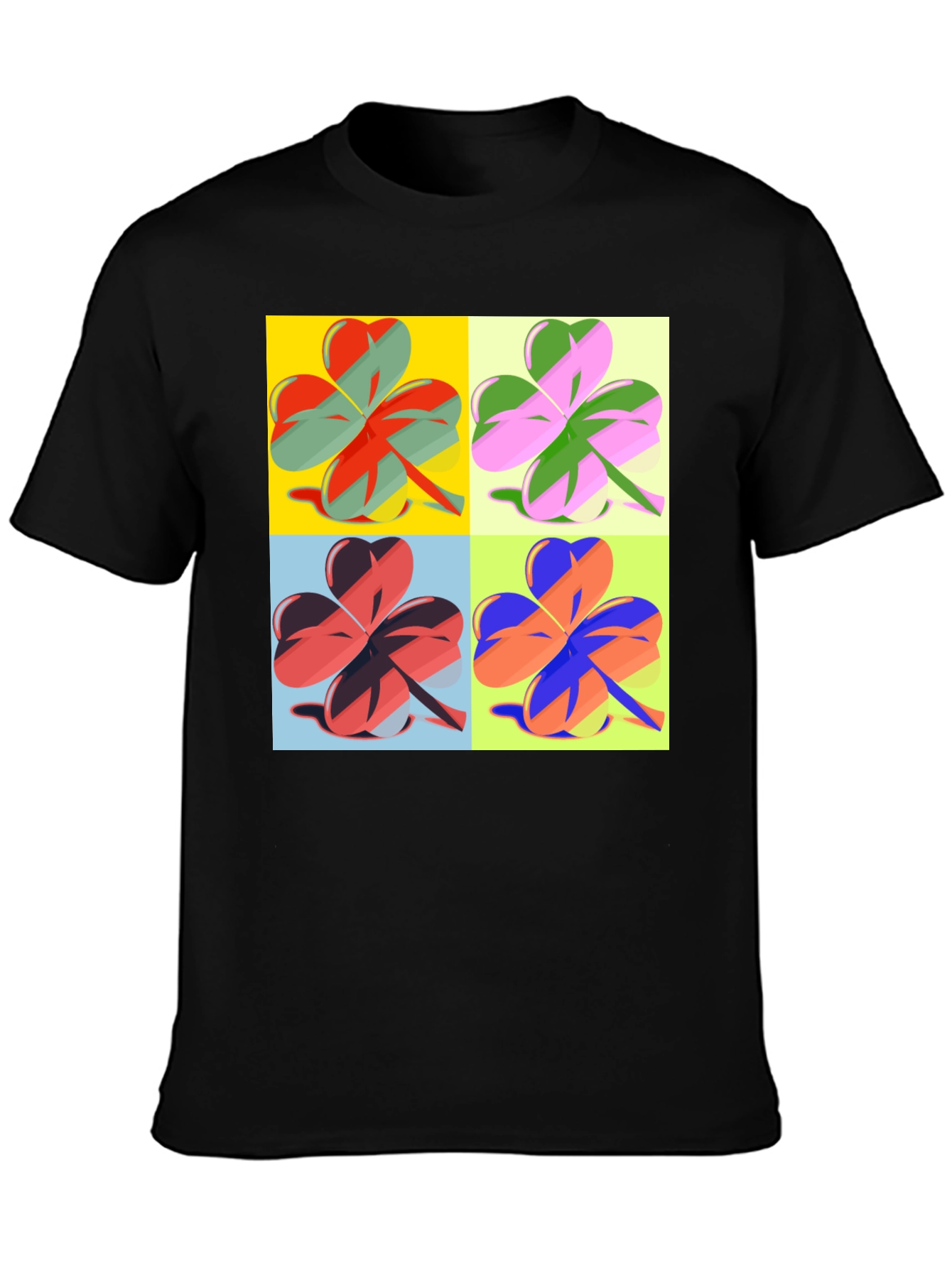 Pop Art Clover T-Shirt - St. Patricks Day