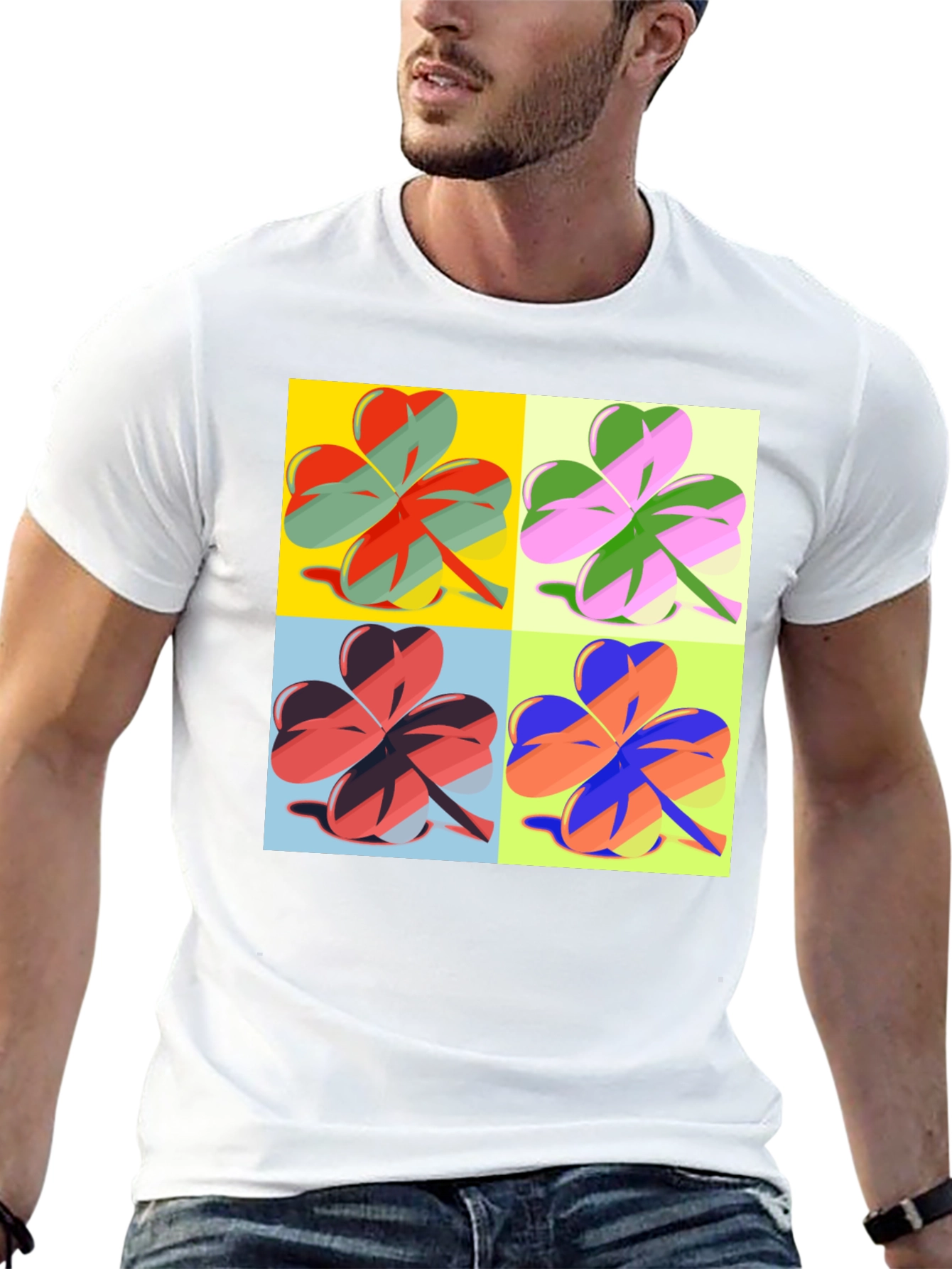 Pop Art Clover T-Shirt - St. Patricks Day