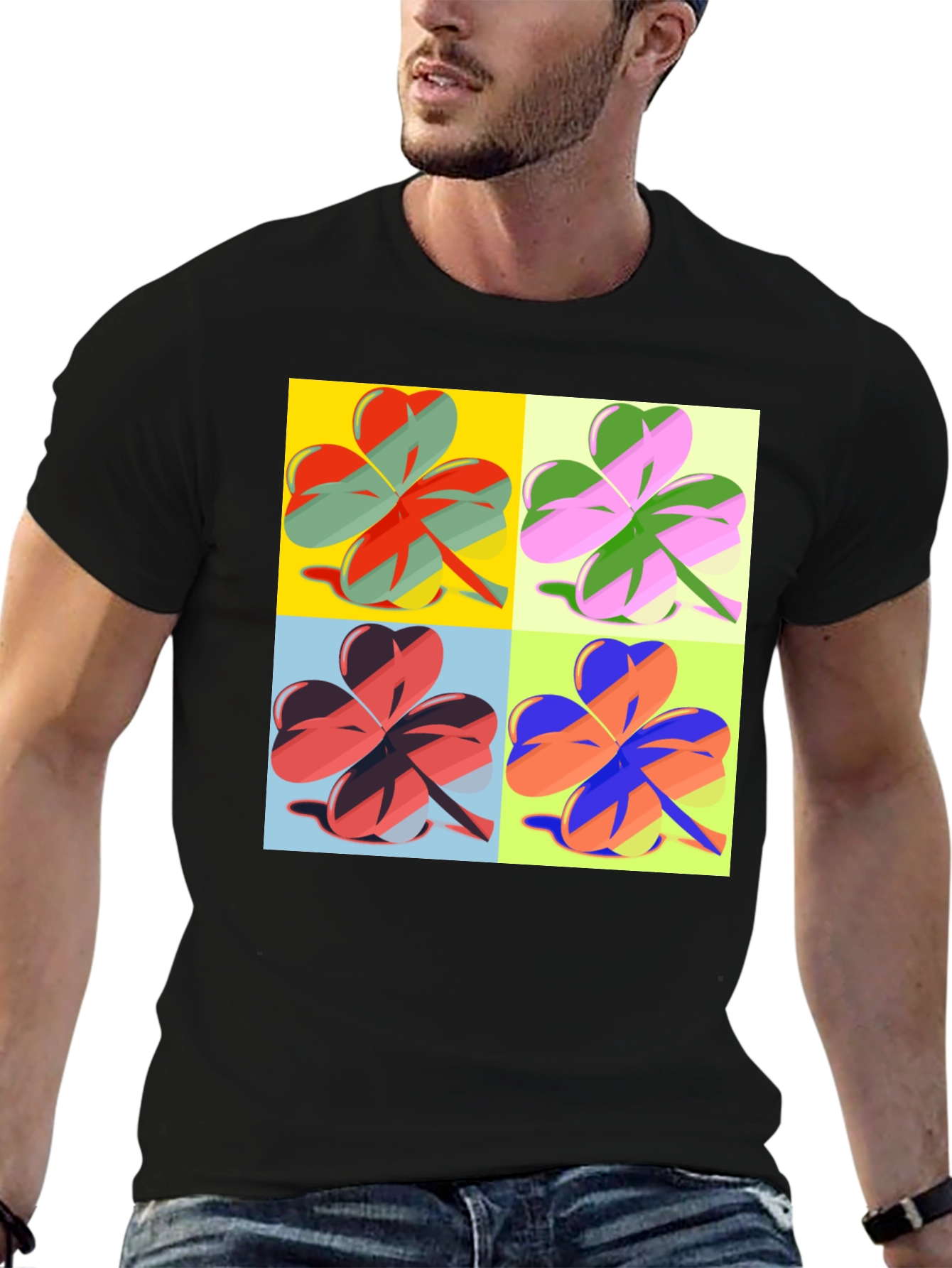 Pop Art Clover T-Shirt - St. Patricks Day