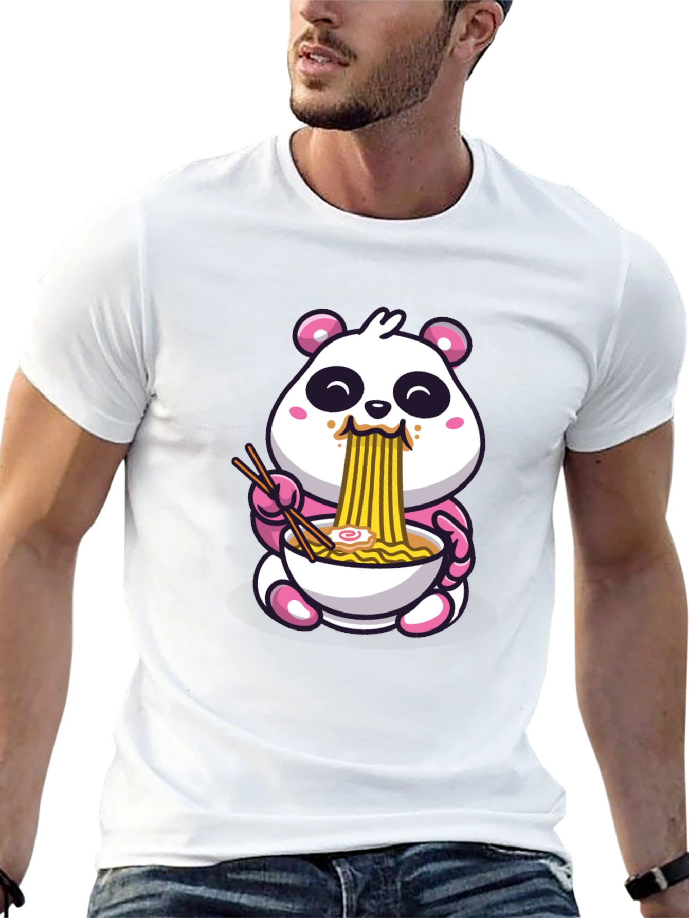 Cute Panda Ramen T-Shirt