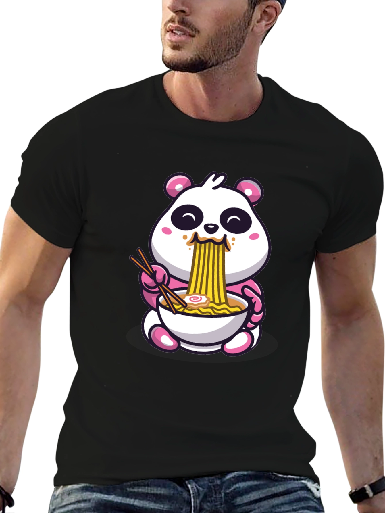 Cute Panda Ramen T-Shirt