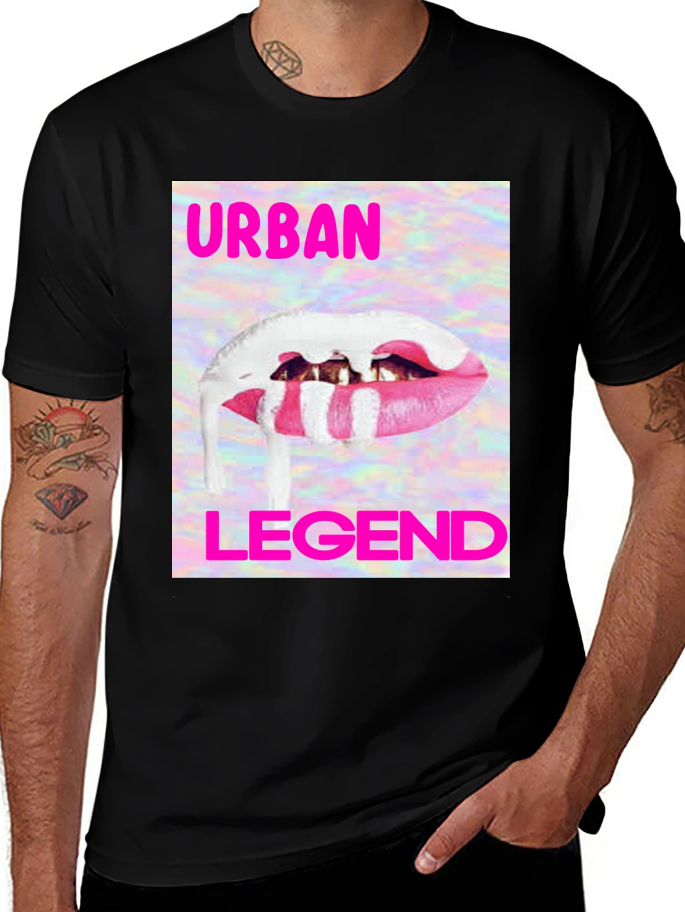 Urban Legend Graphic Tee - Black