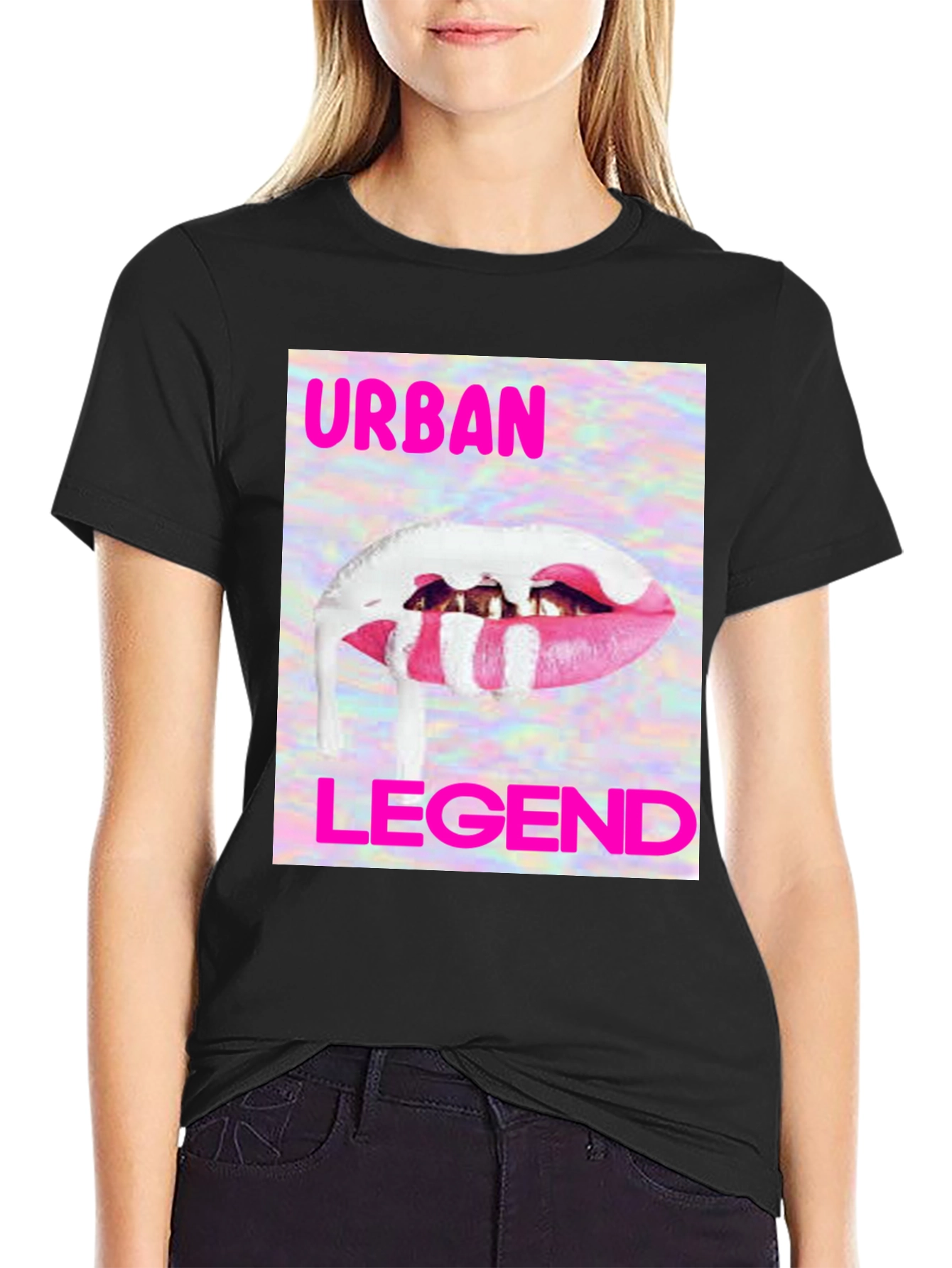 Urban Legend Graphic Tee - Black